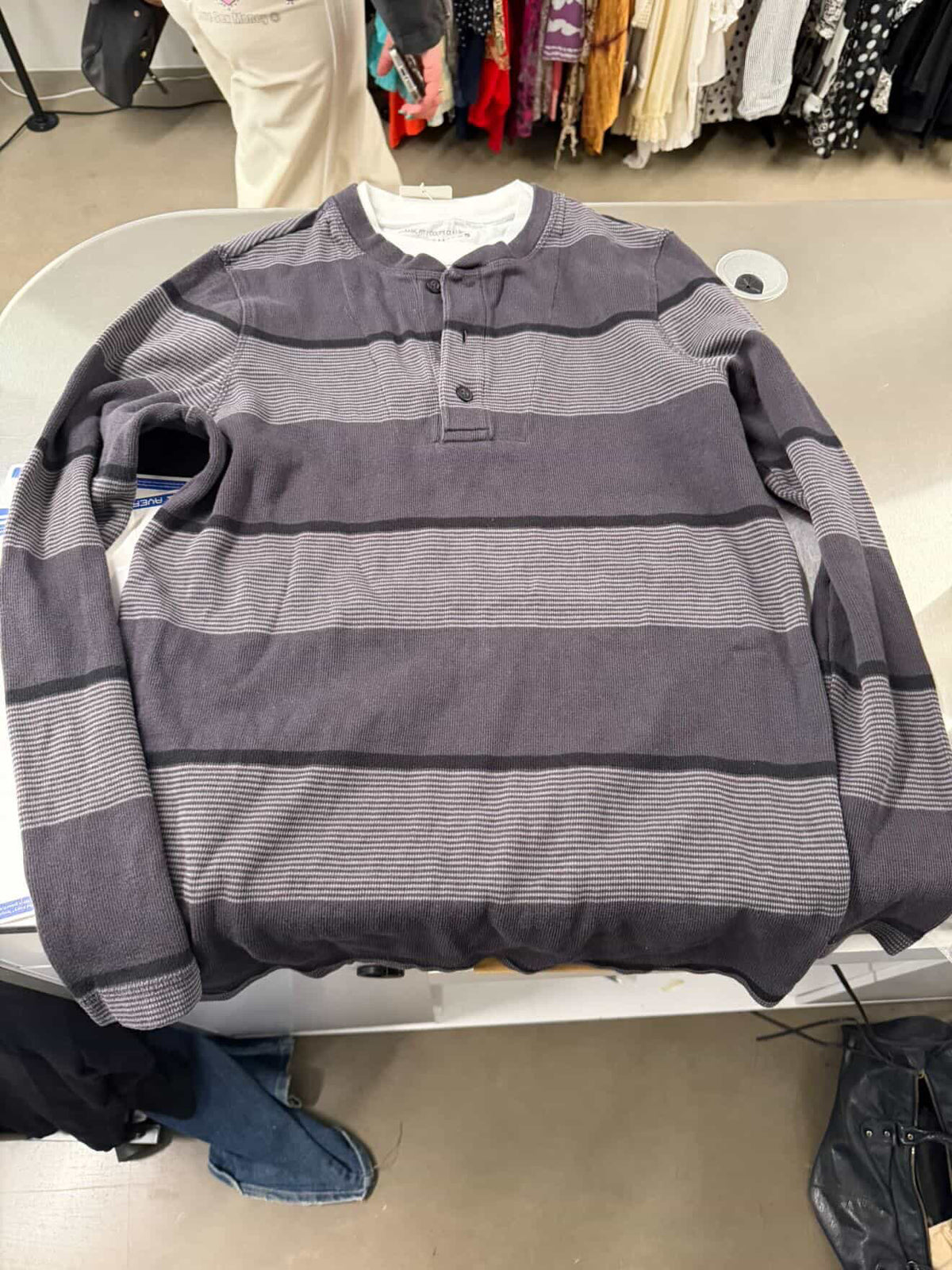 Layered stripe longsleeve