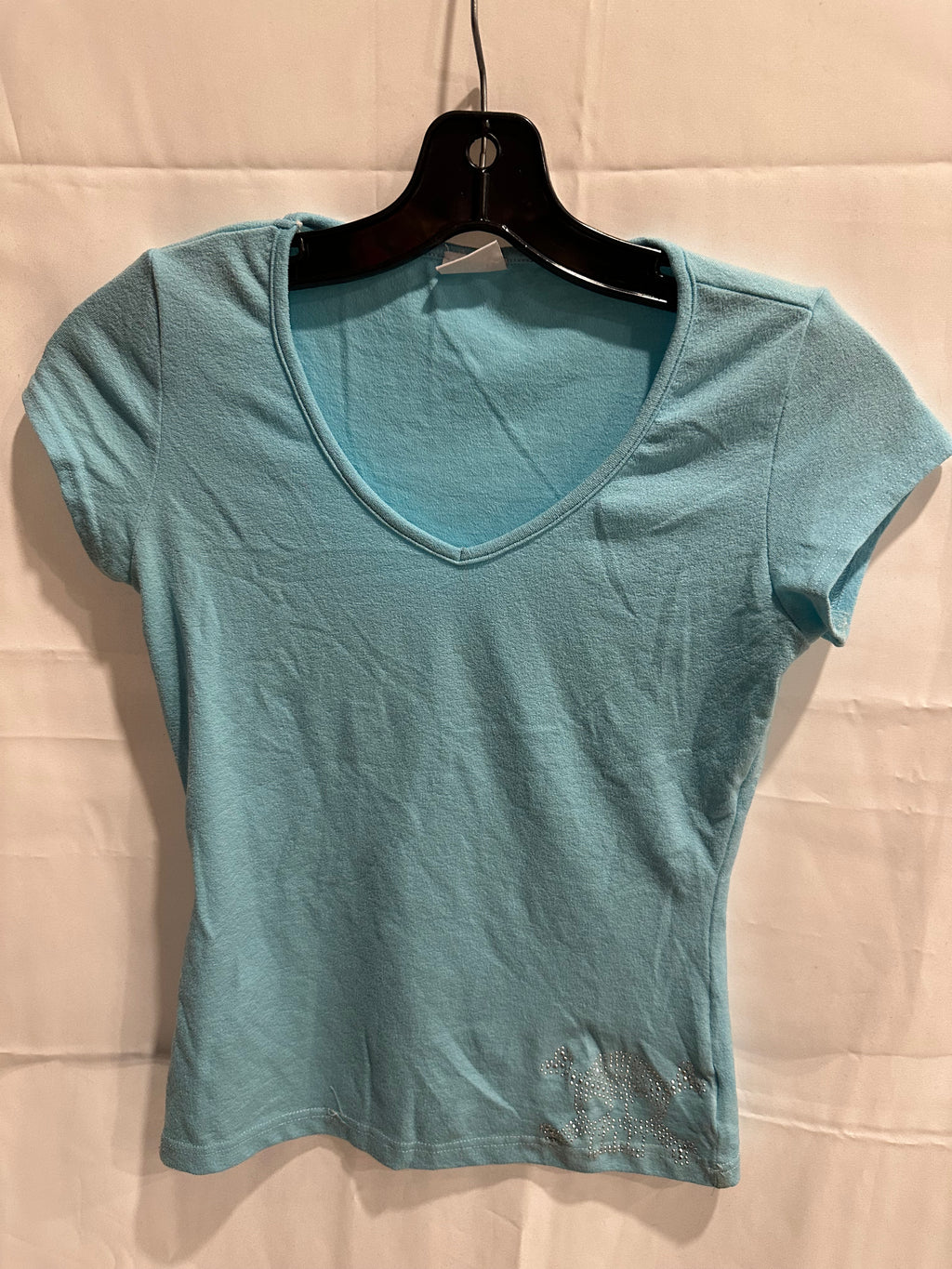 Blue skull tee