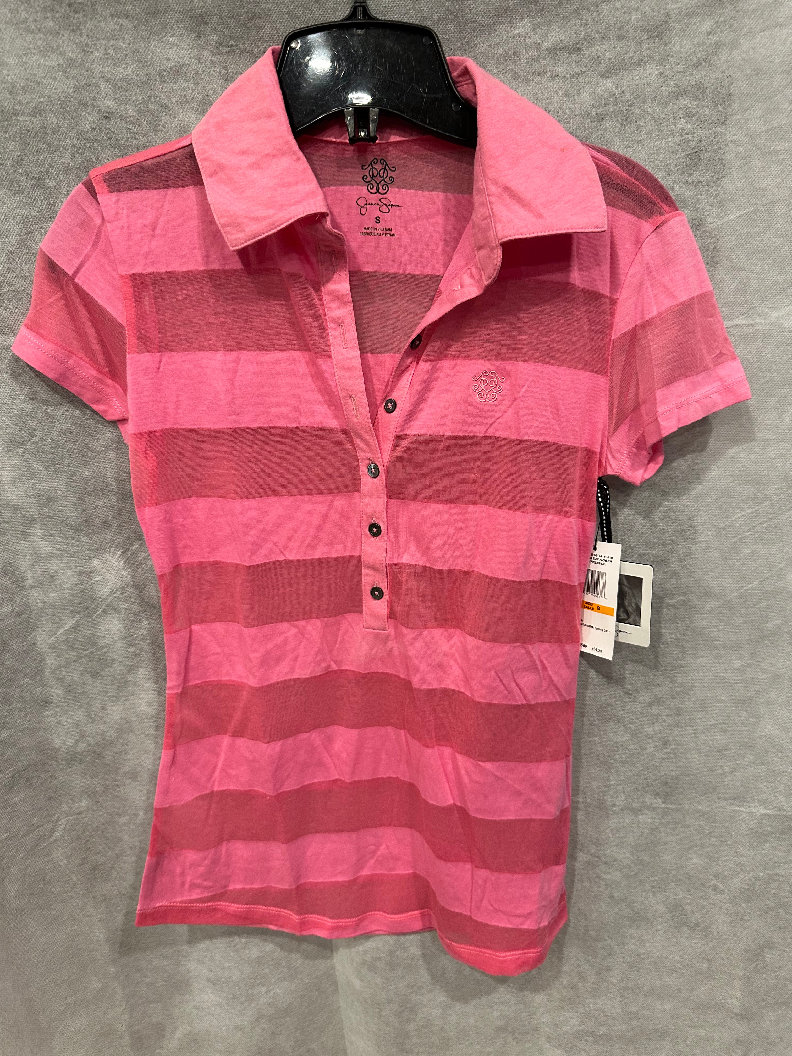 Jessica Simpson NWT Sheer polo