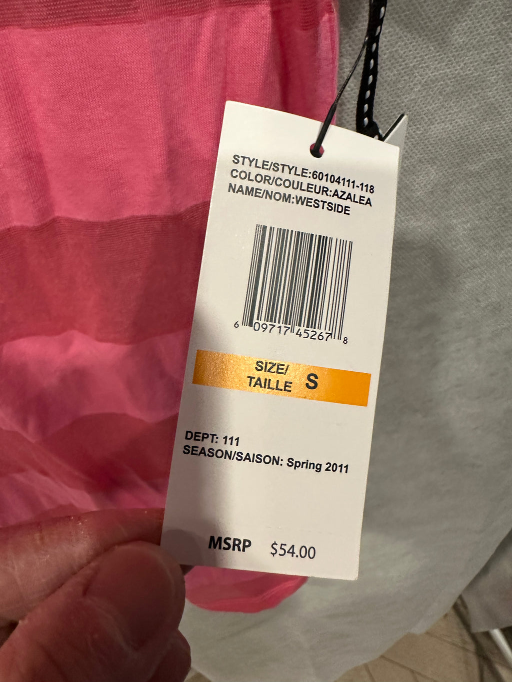 Jessica Simpson NWT Sheer polo