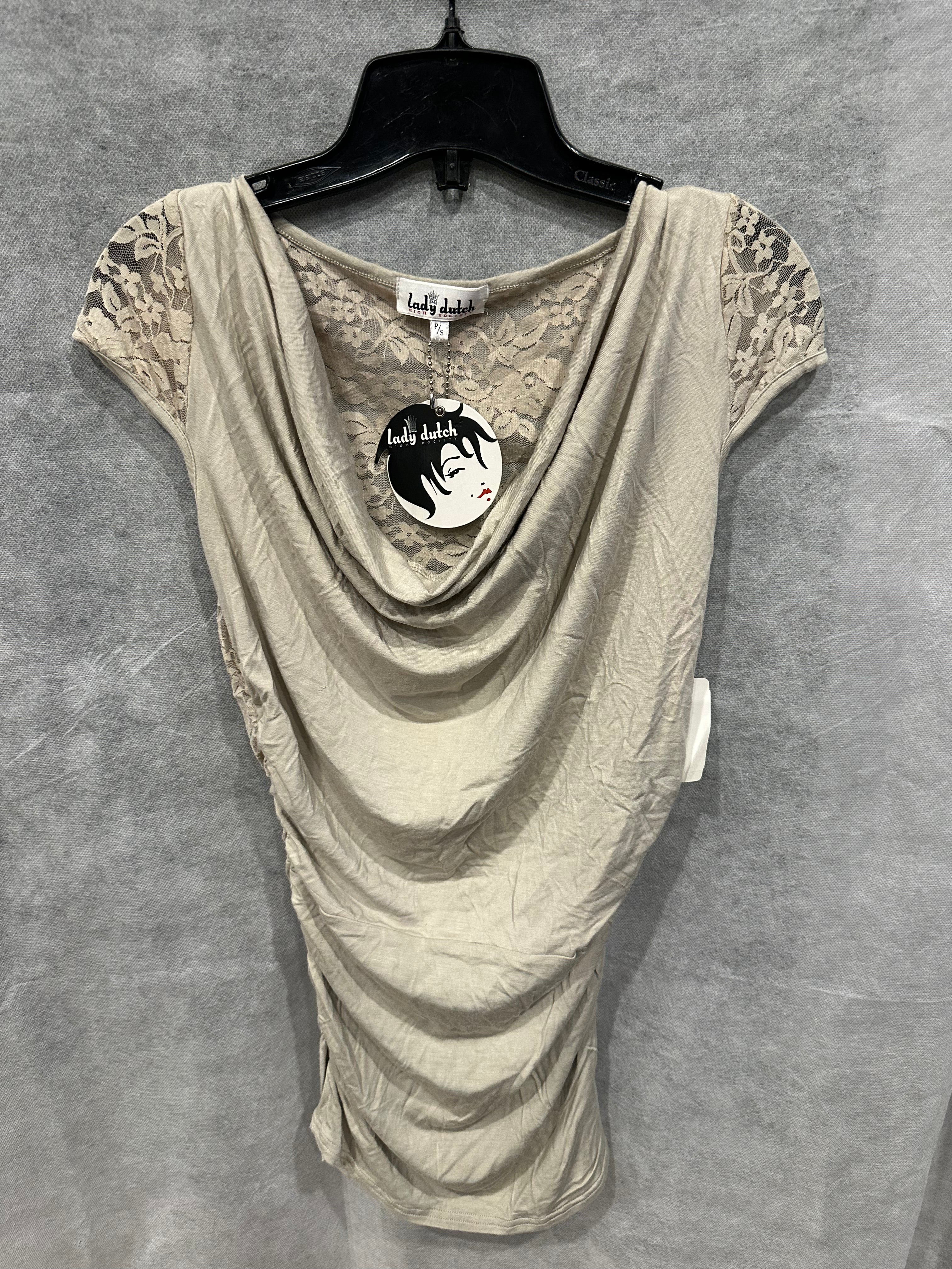 Lady Dutch NWT lace drape top