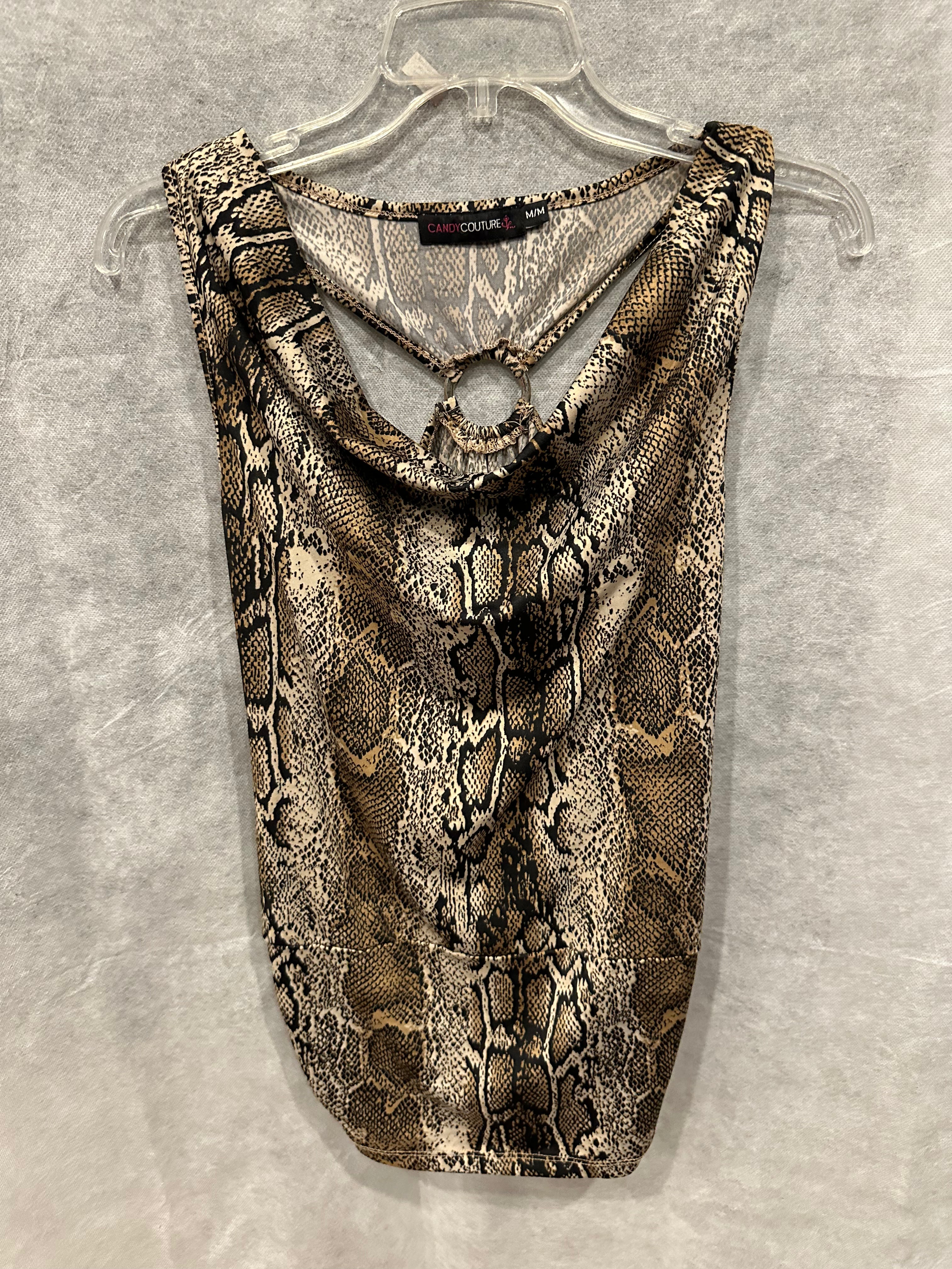 CandyCouture snake drape tank
