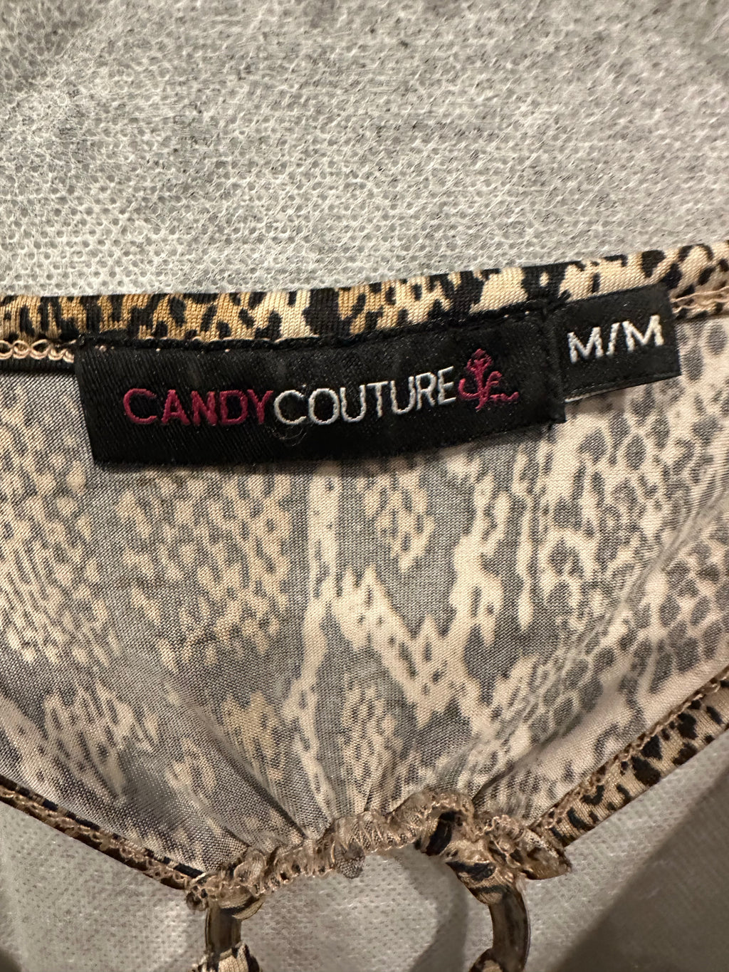 CandyCouture snake drape tank