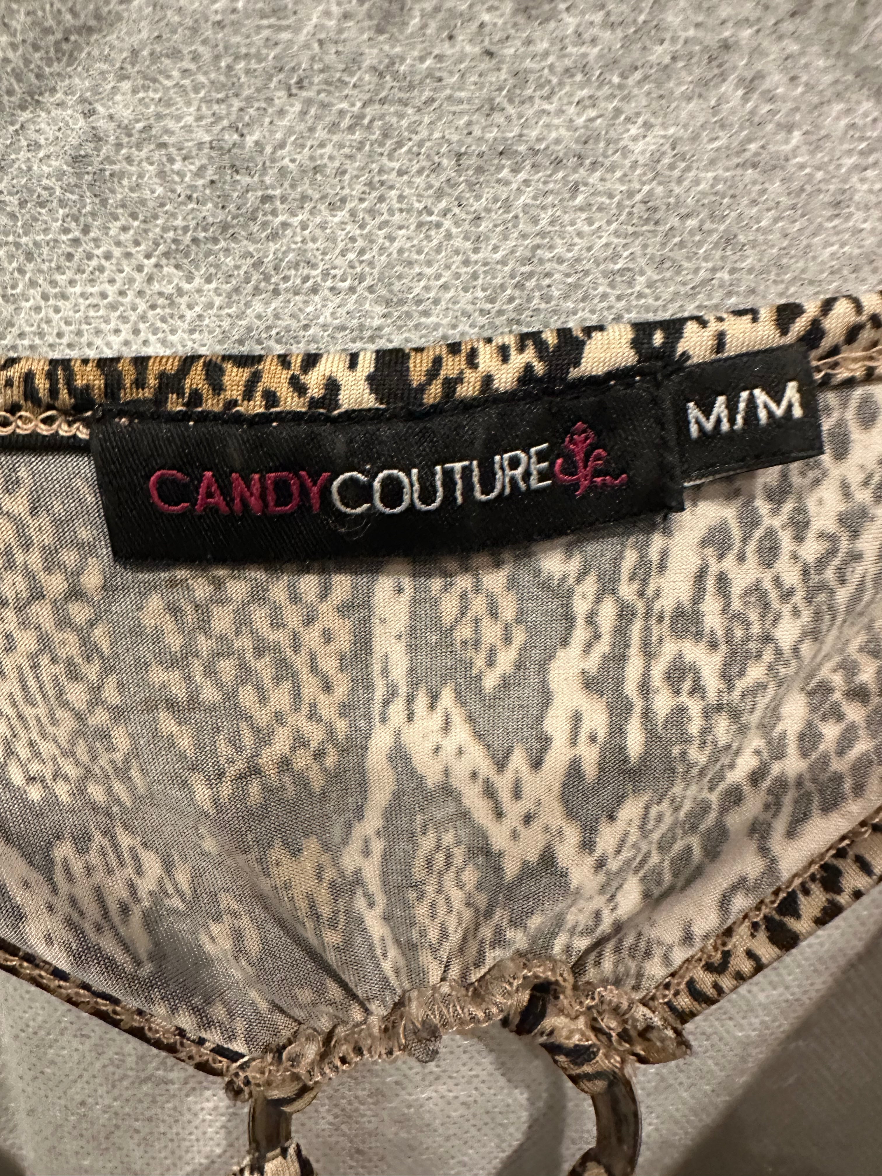 CandyCouture snake drape tank