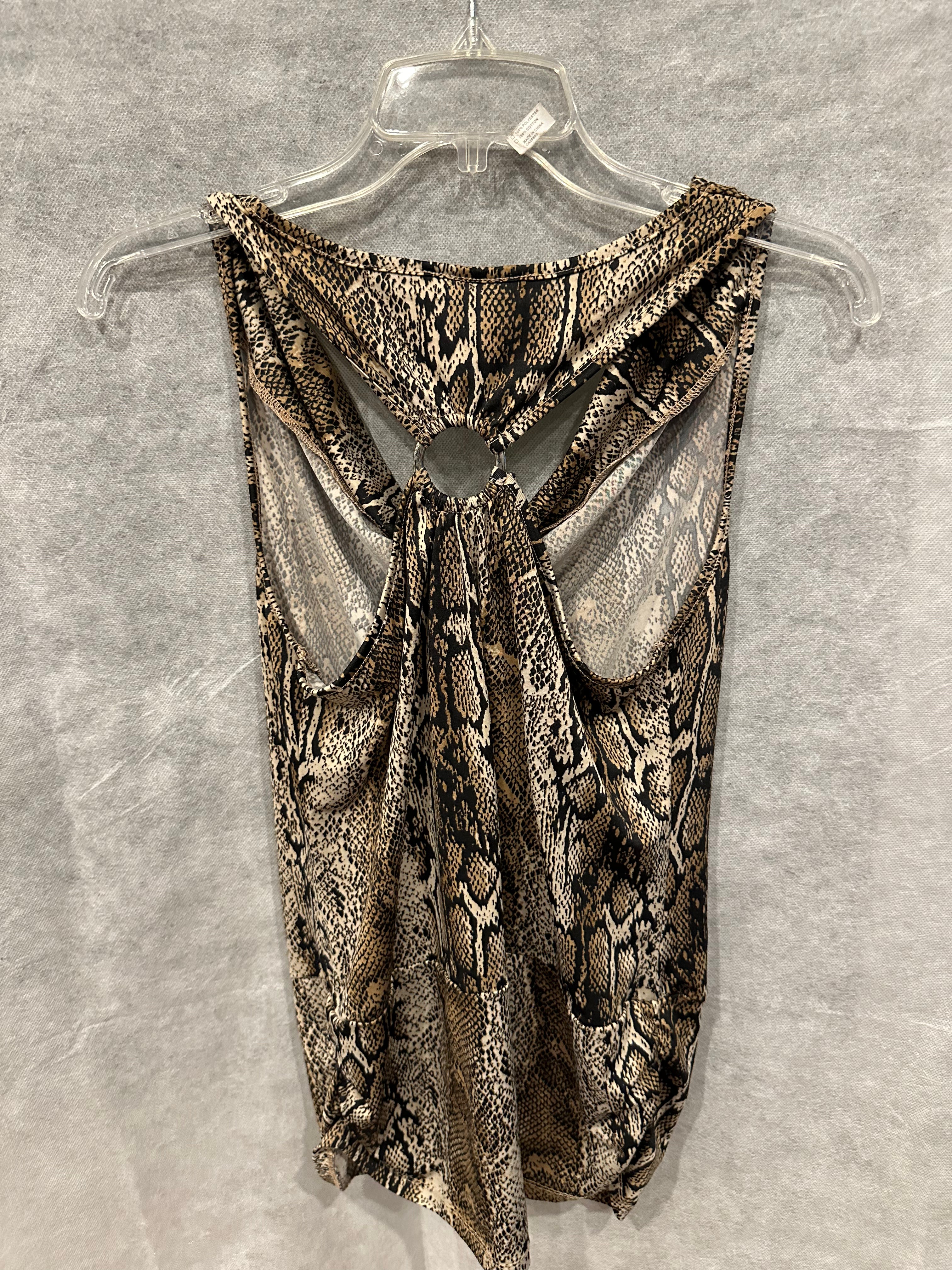 CandyCouture snake drape tank