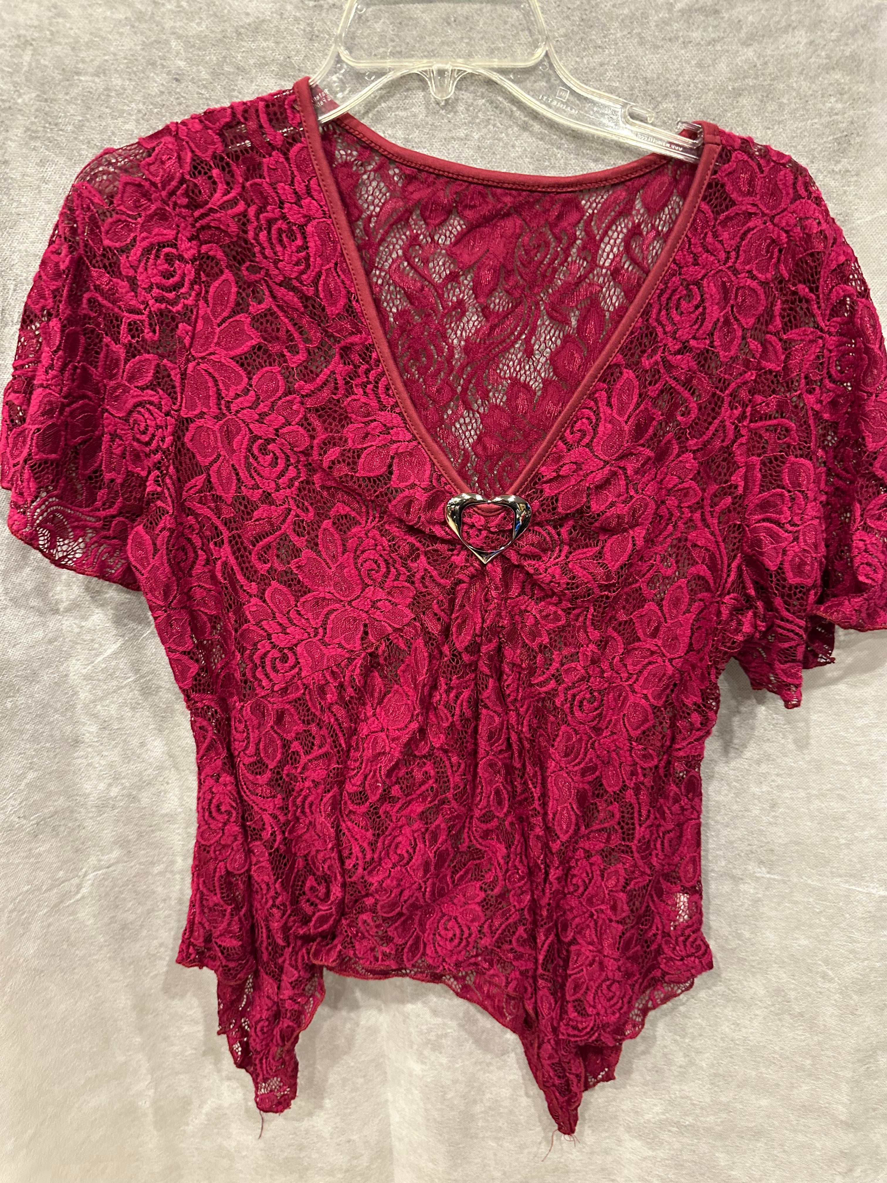 Heart lace top