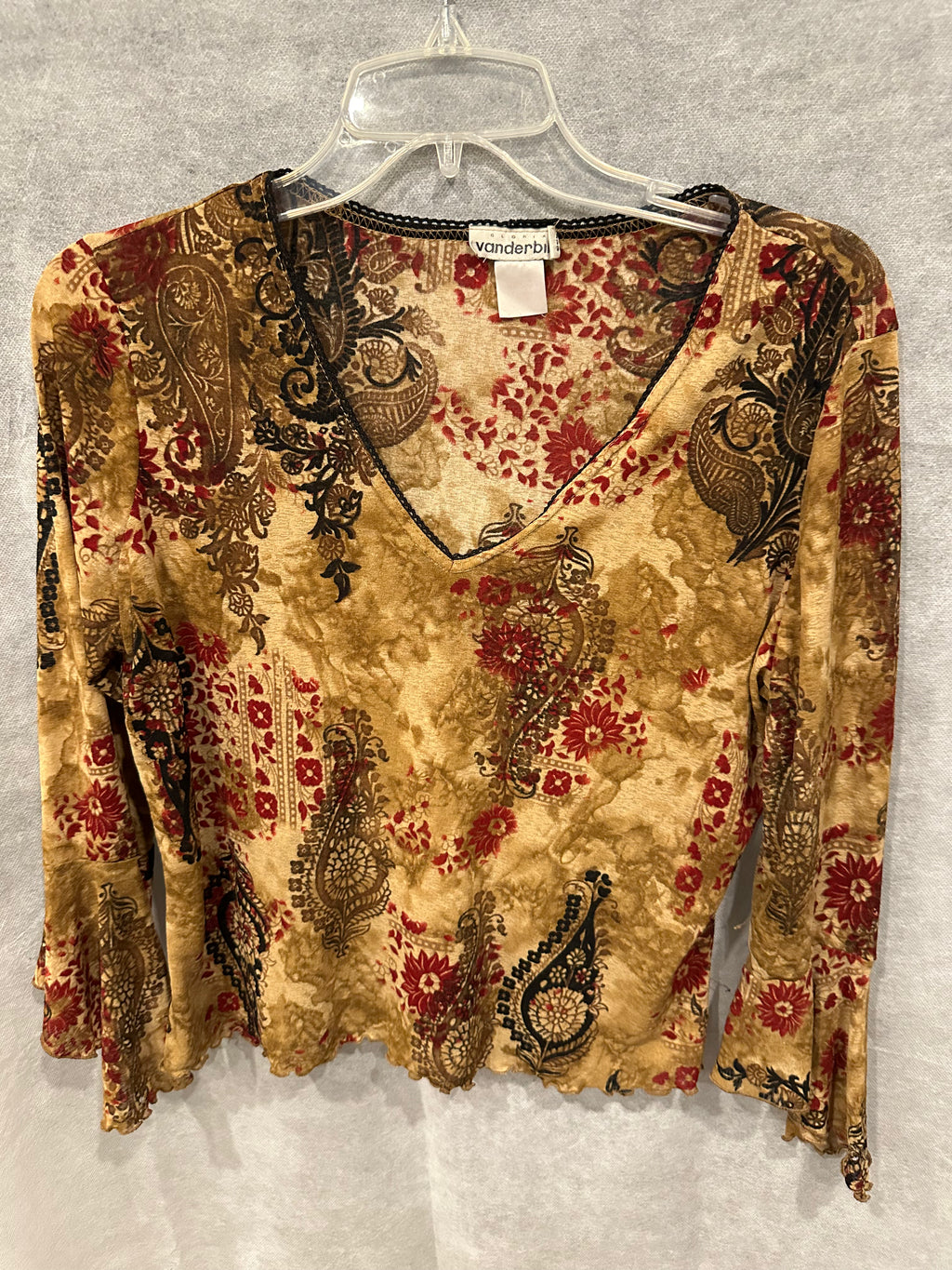 Vanderbilt sheer flare top