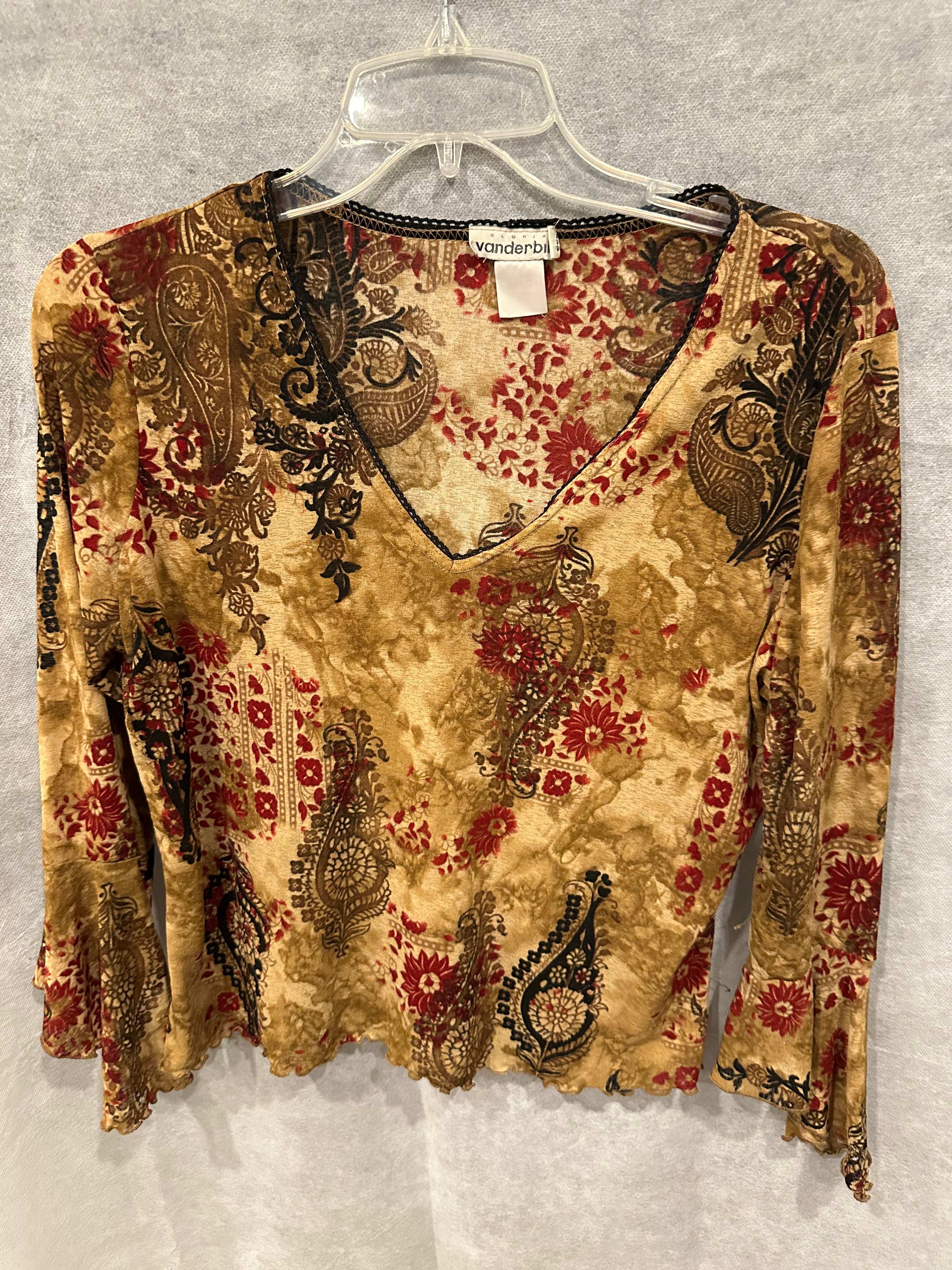 Vanderbilt sheer flare top