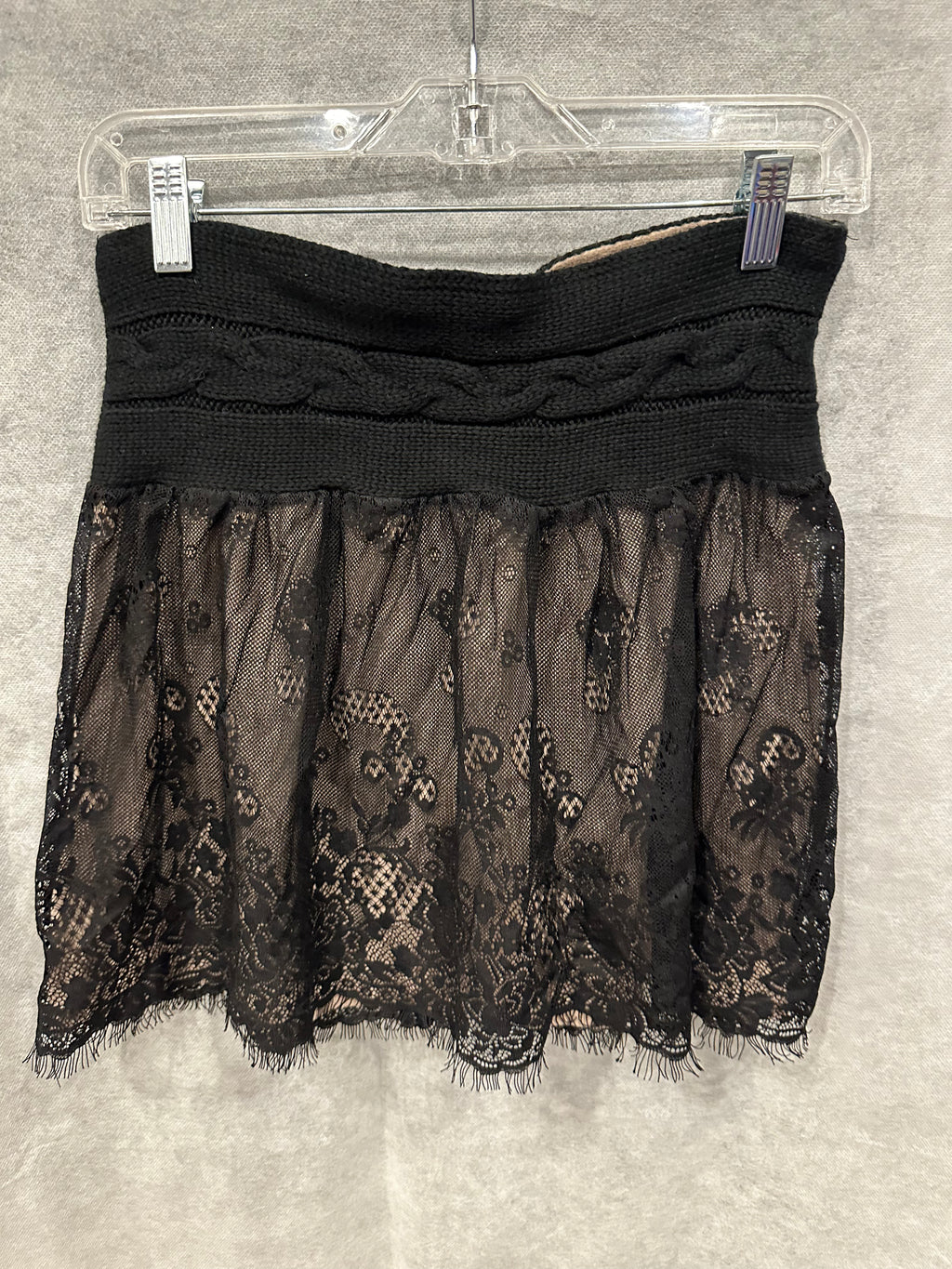 Wet Seal lace knit skirt
