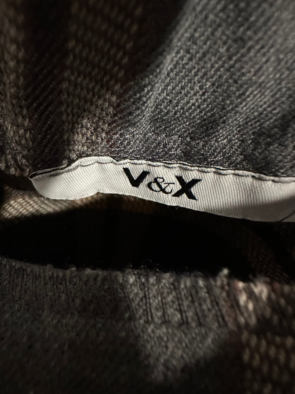 V&X pleated plaid skirt