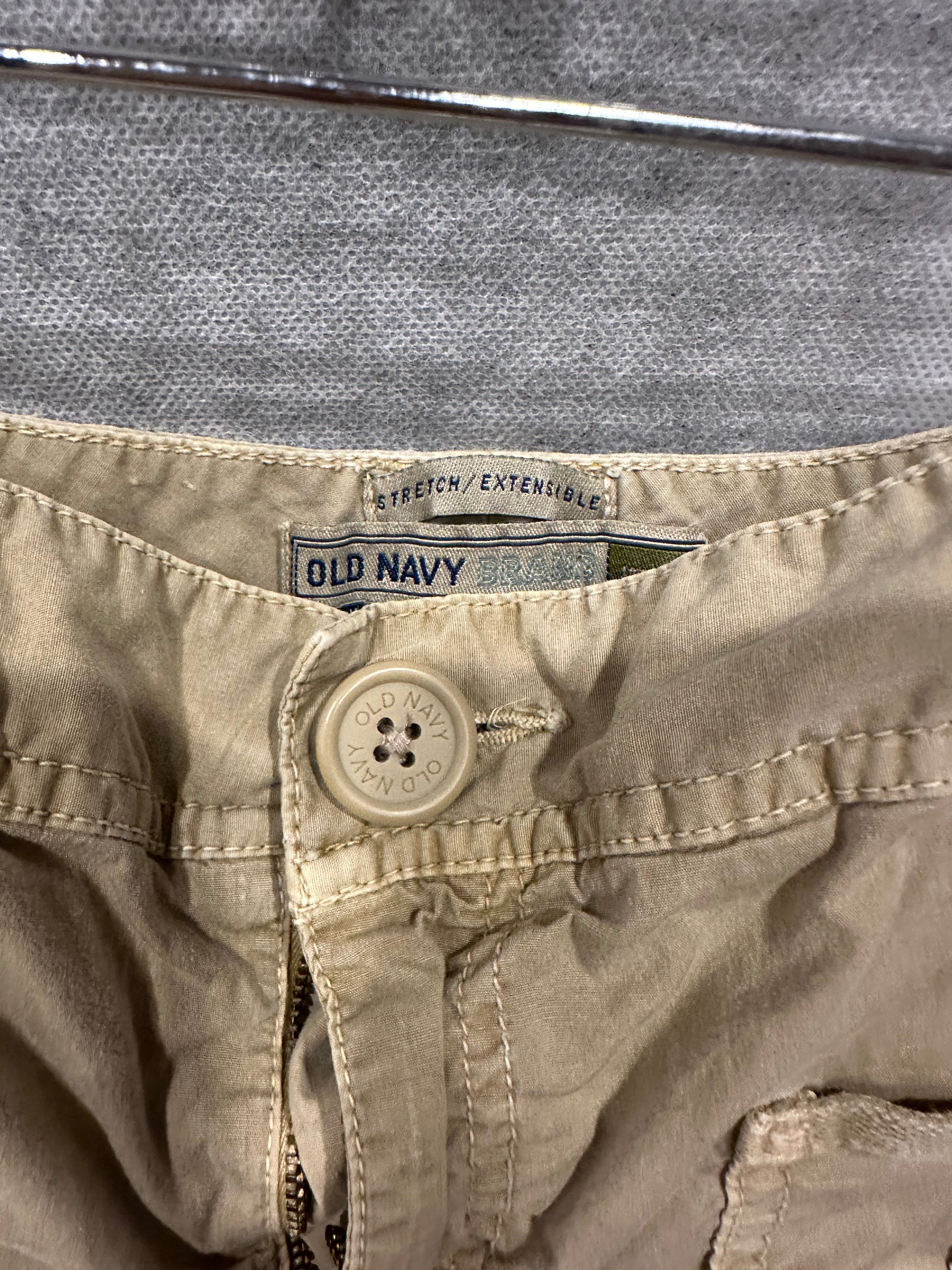 Tan cargo shorts