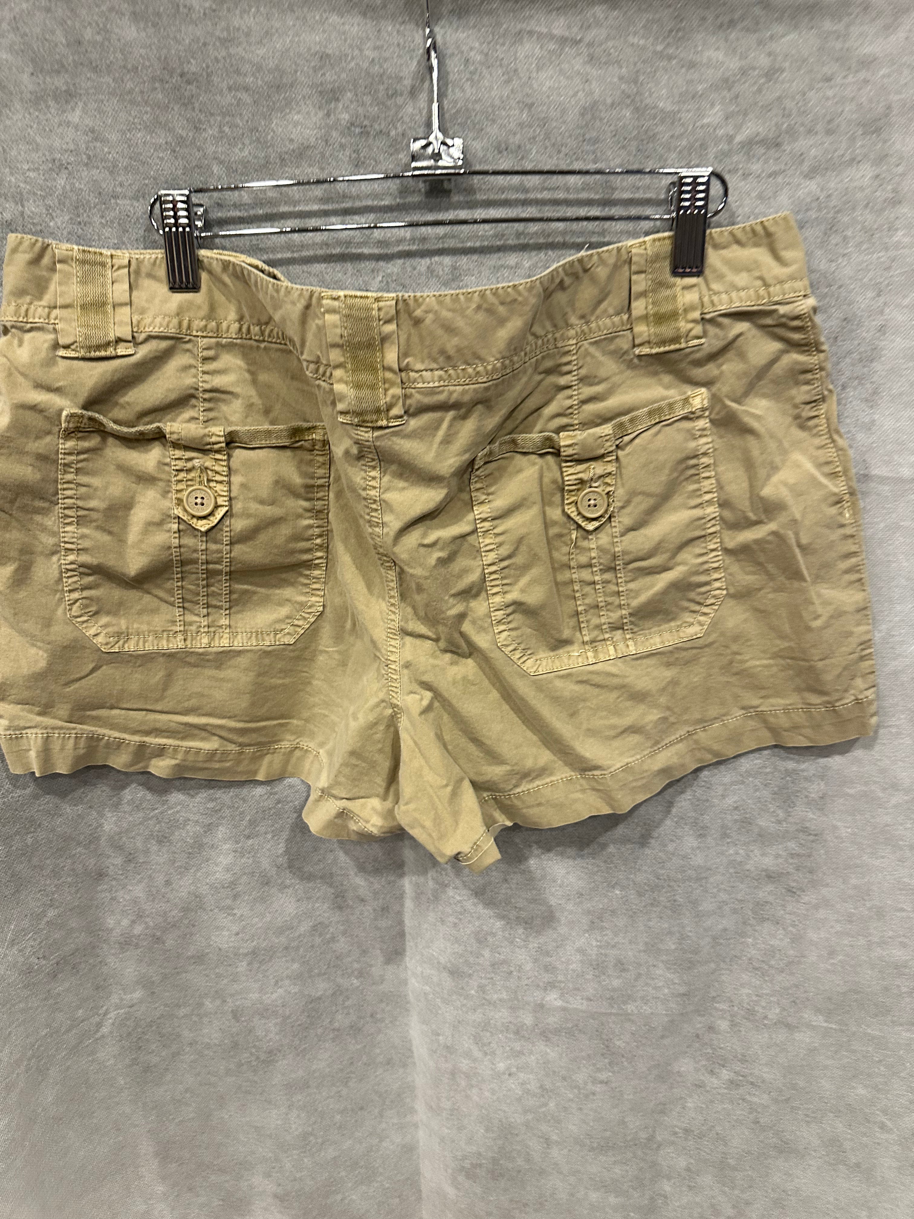 Tan cargo shorts