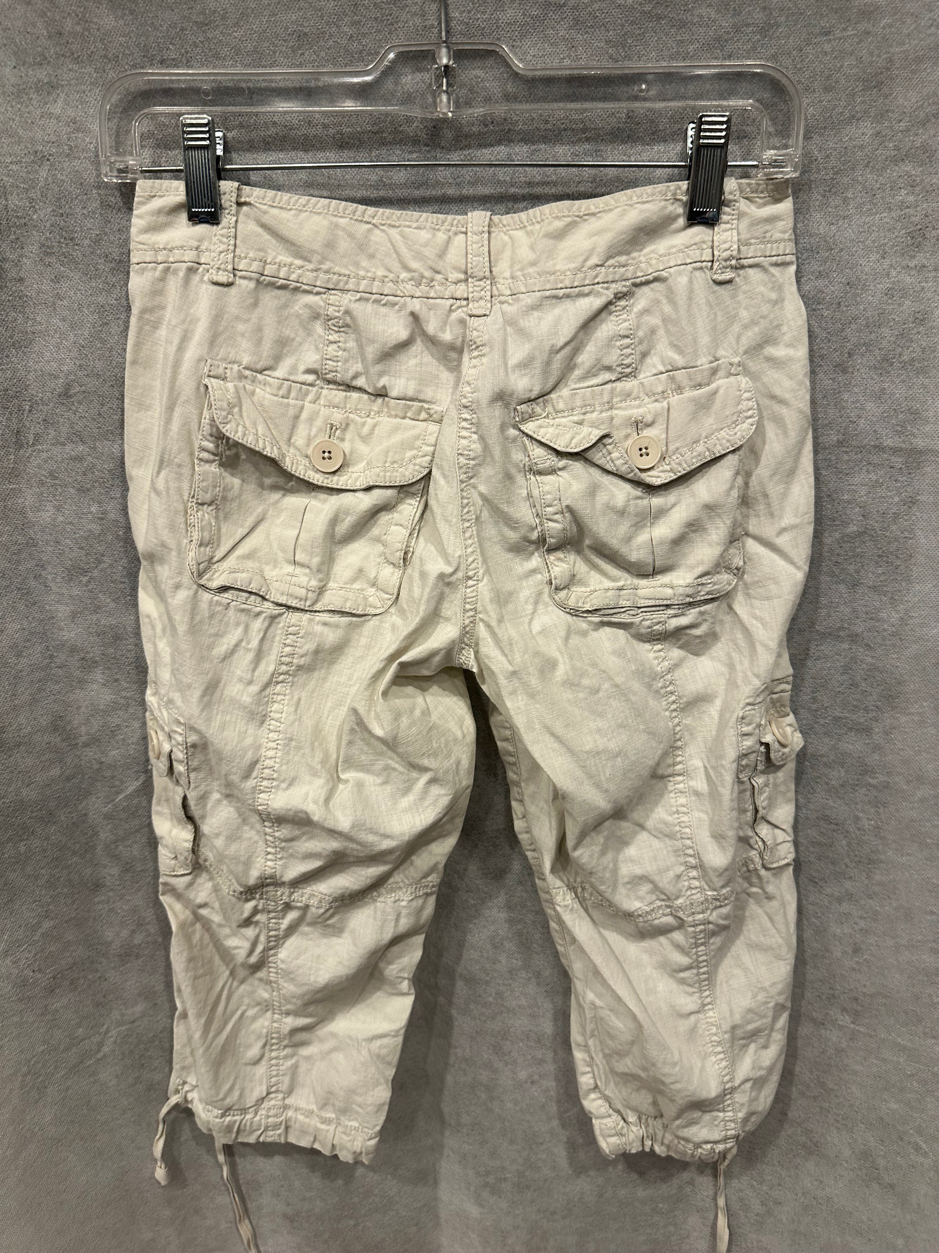 Loft cream capris