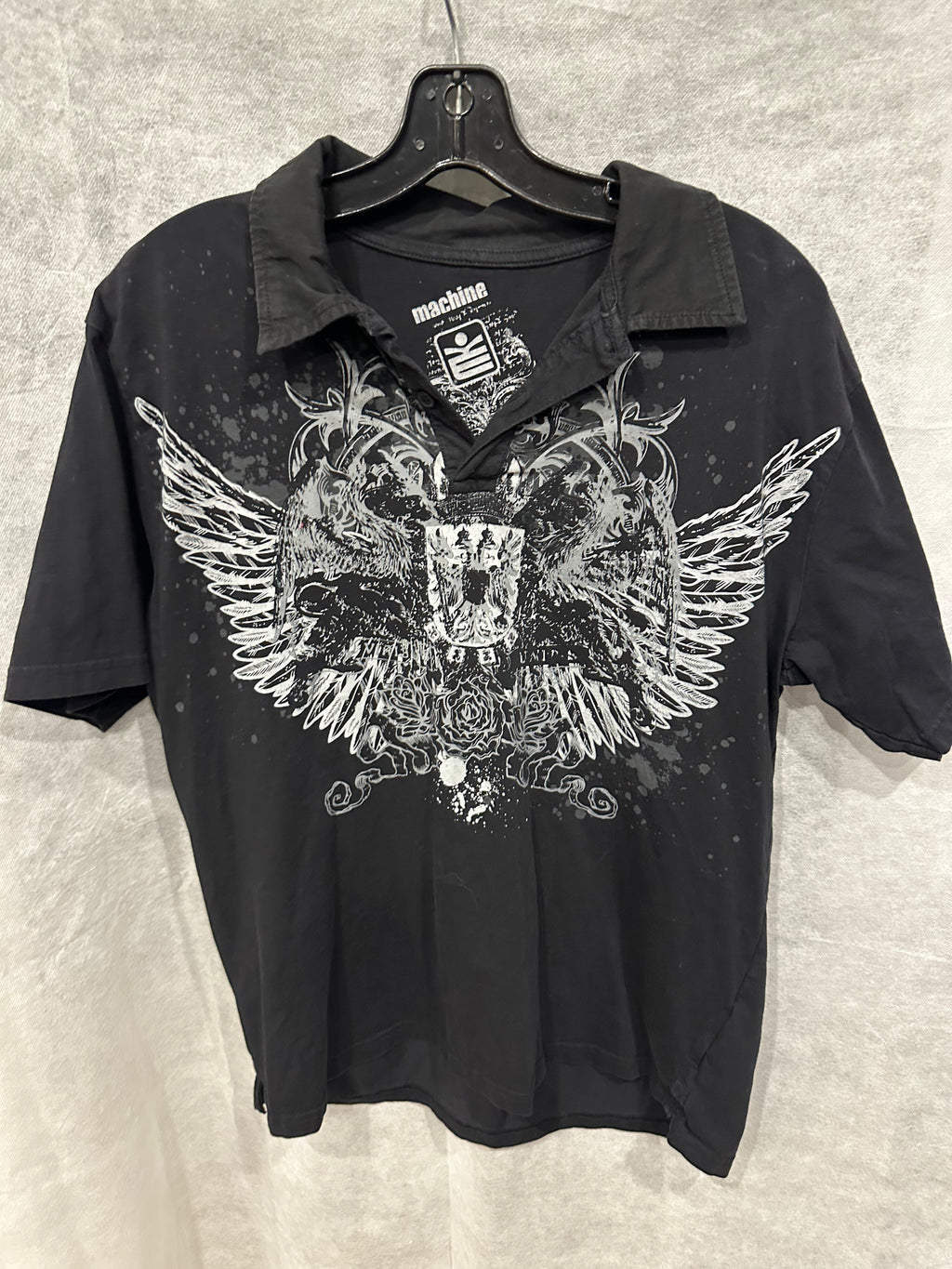 Machine graphic polo