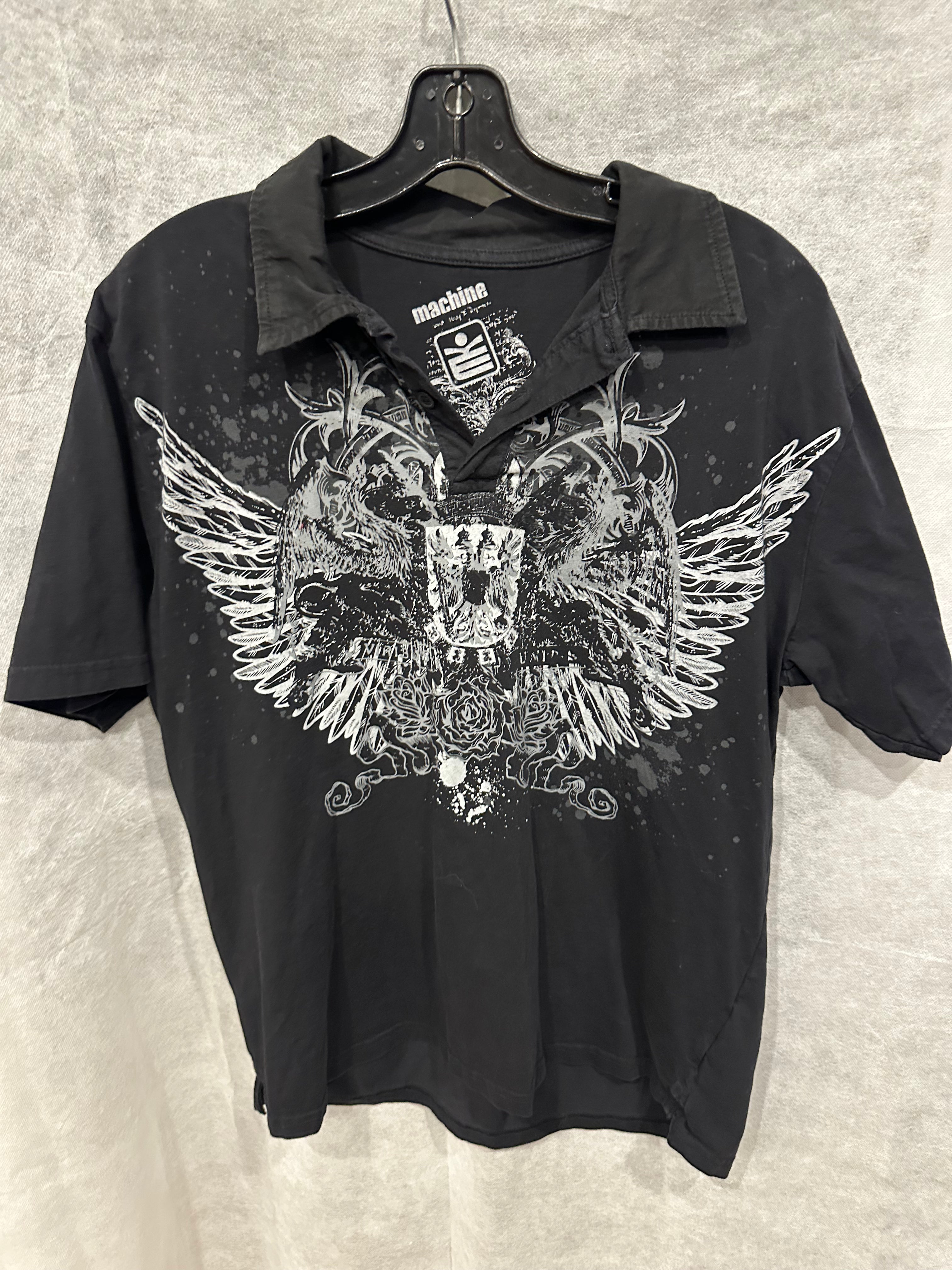 Machine graphic polo