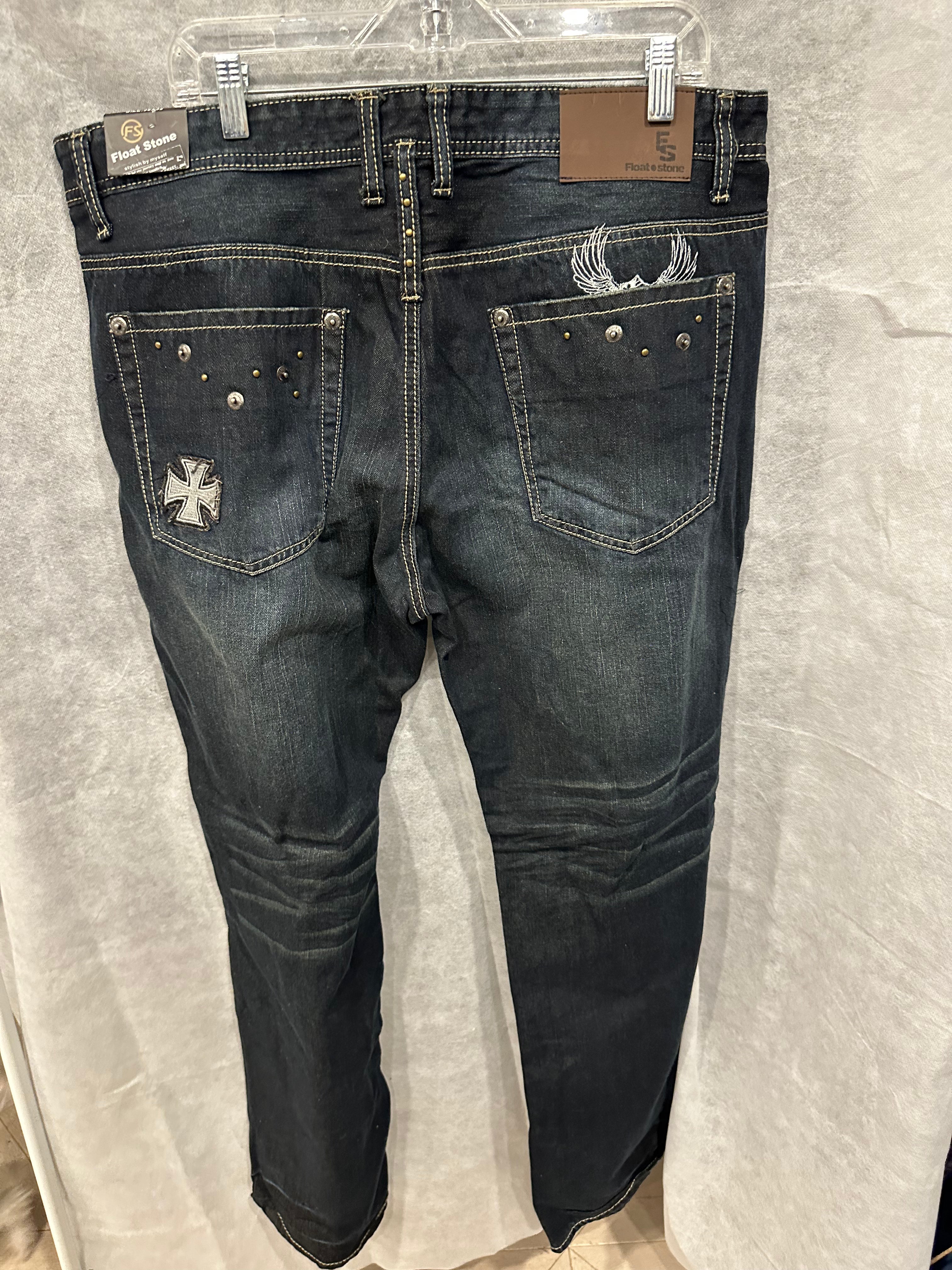 Float Stone cross jeans NWT