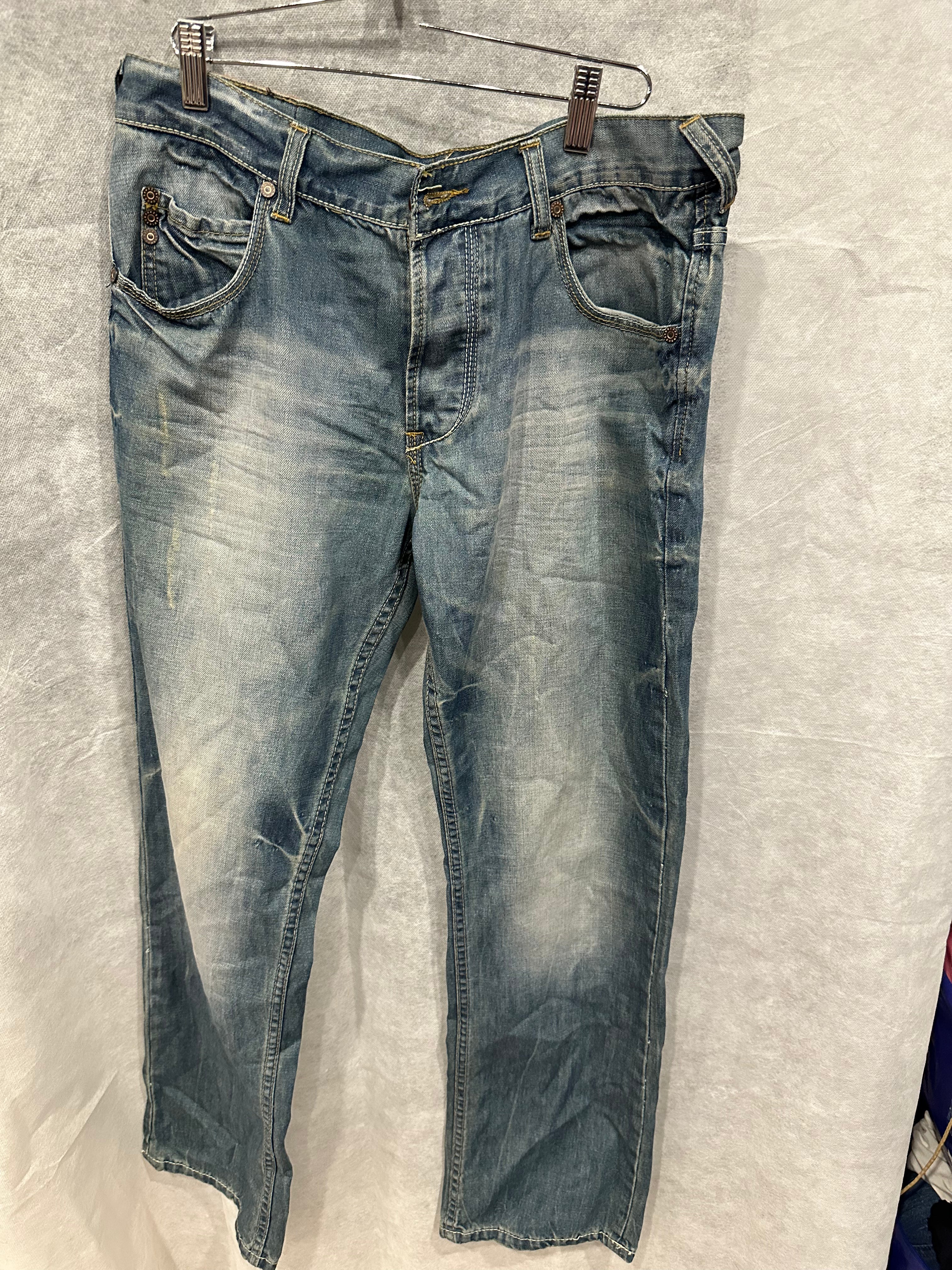 UB buckle jeans