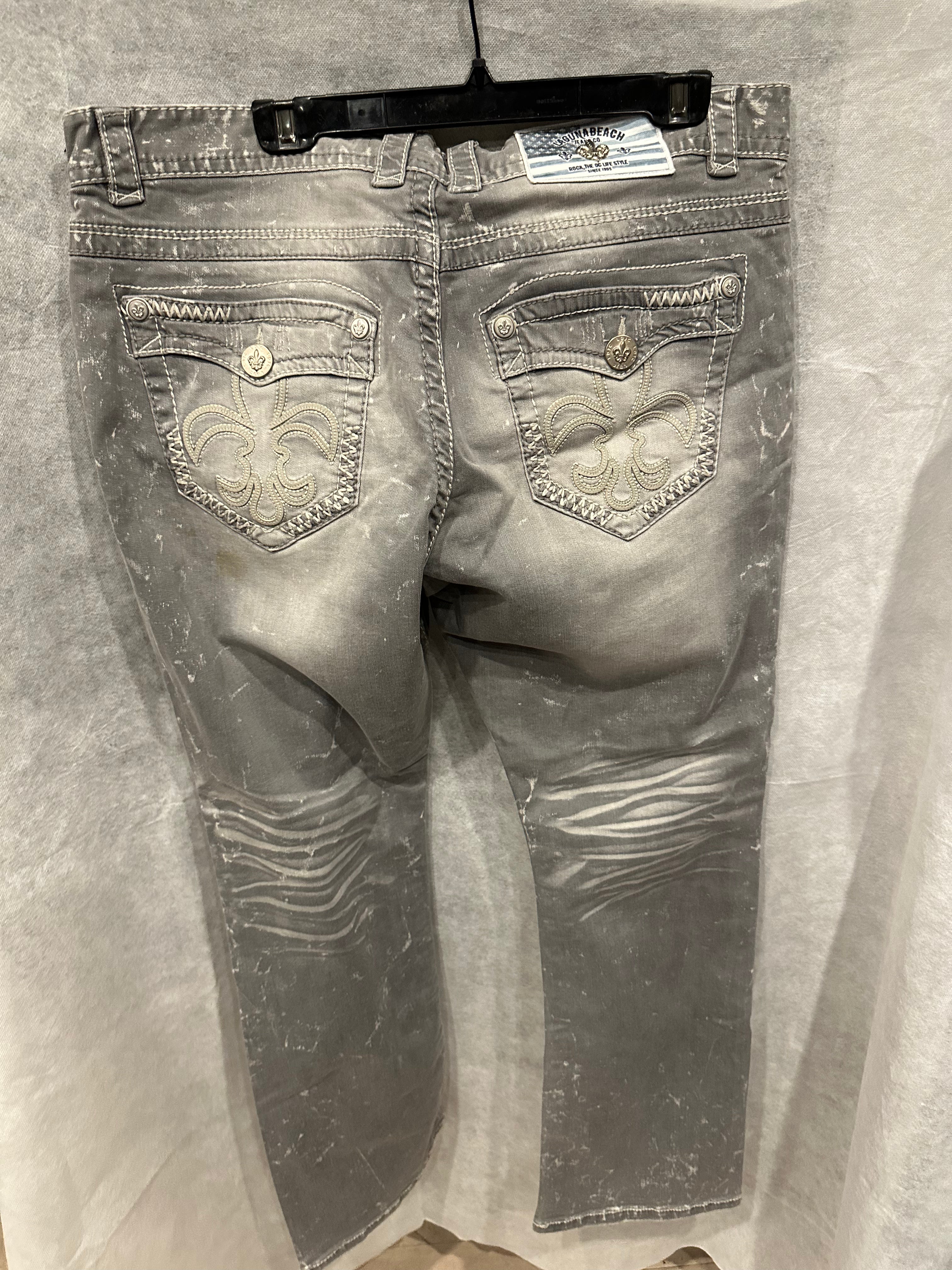 Laguna Beach fleur washed jeans