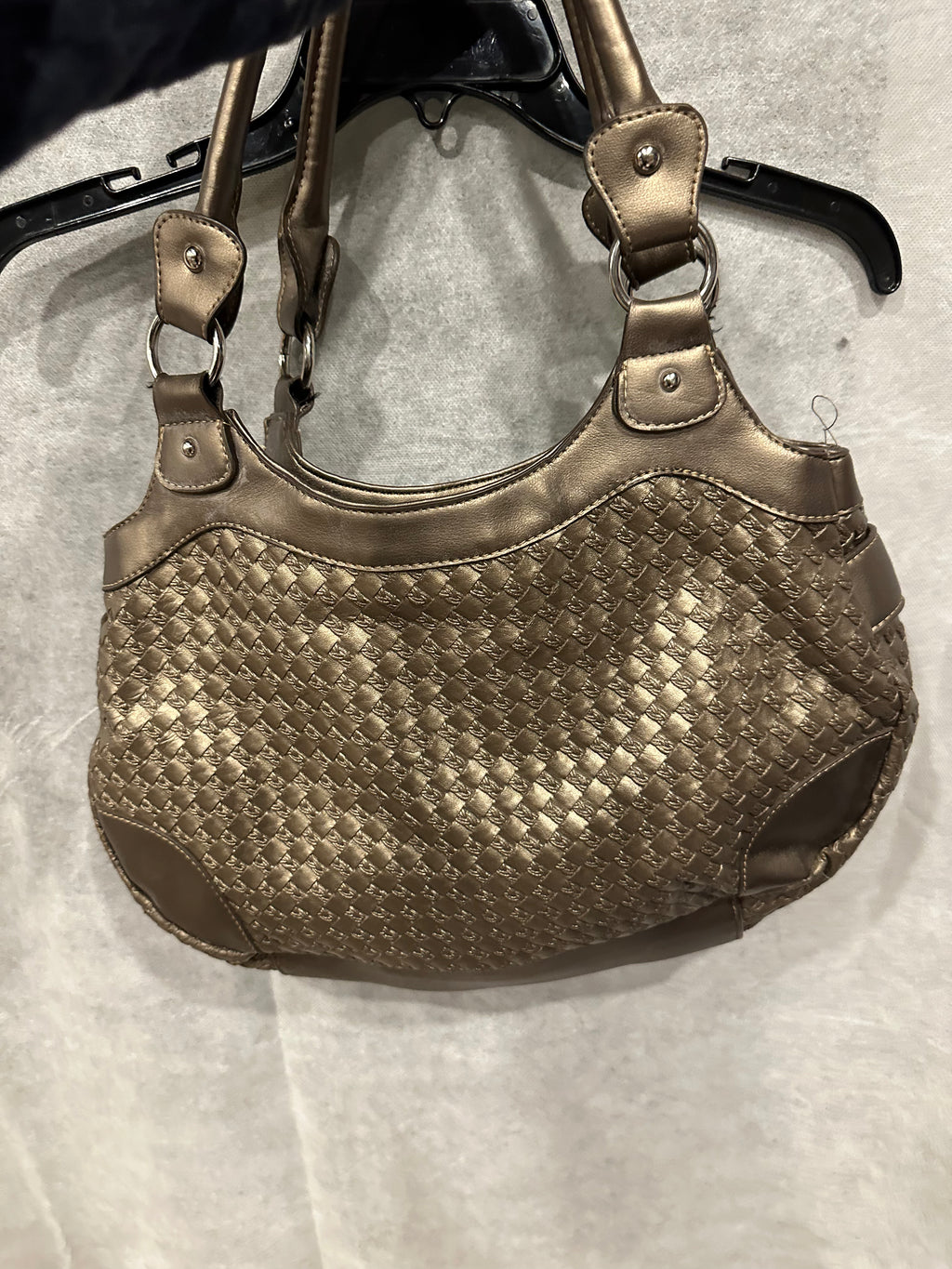 Woven buckle bag