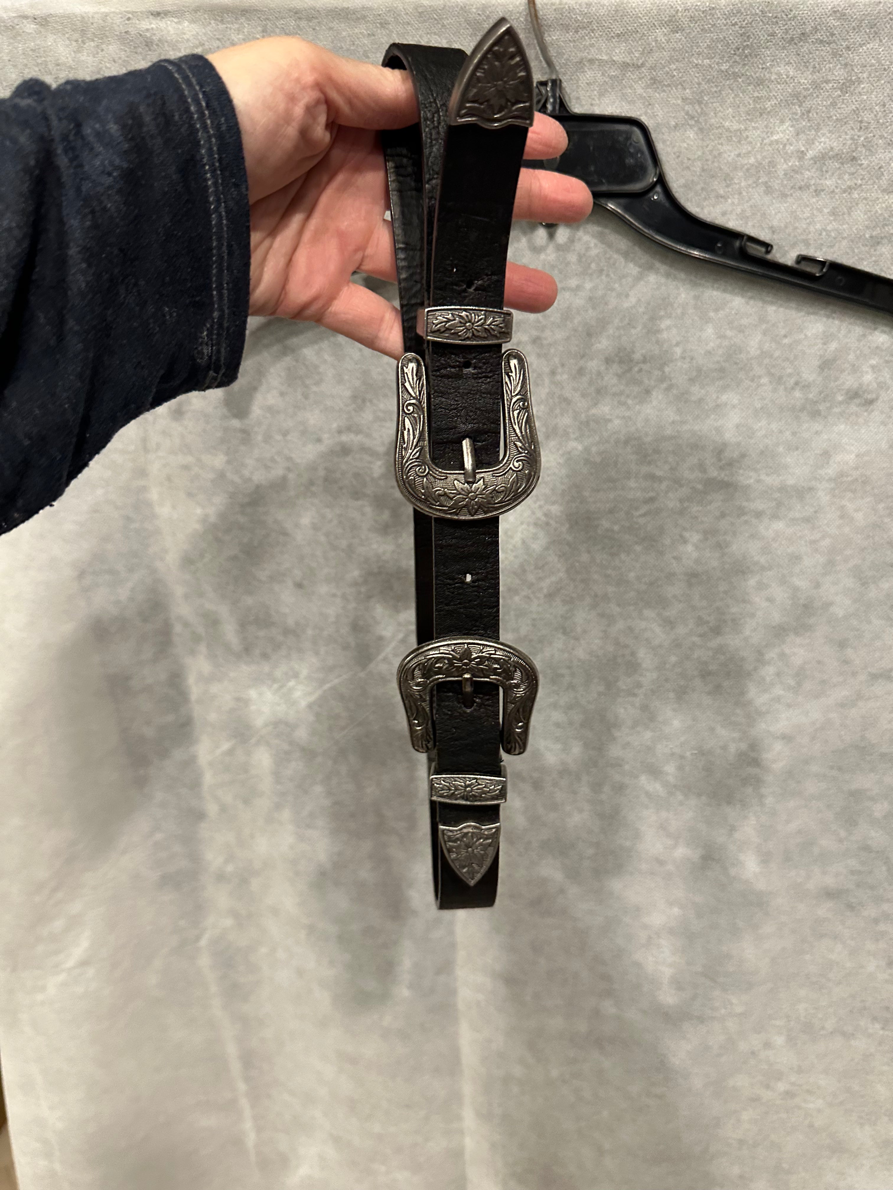 Double buckle belt