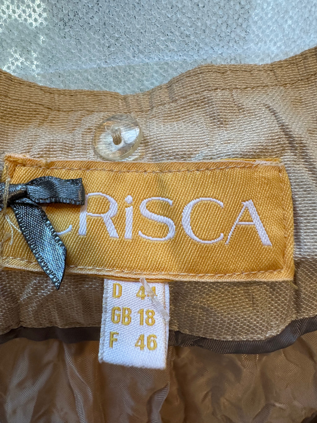 Crisca rhinestone vest