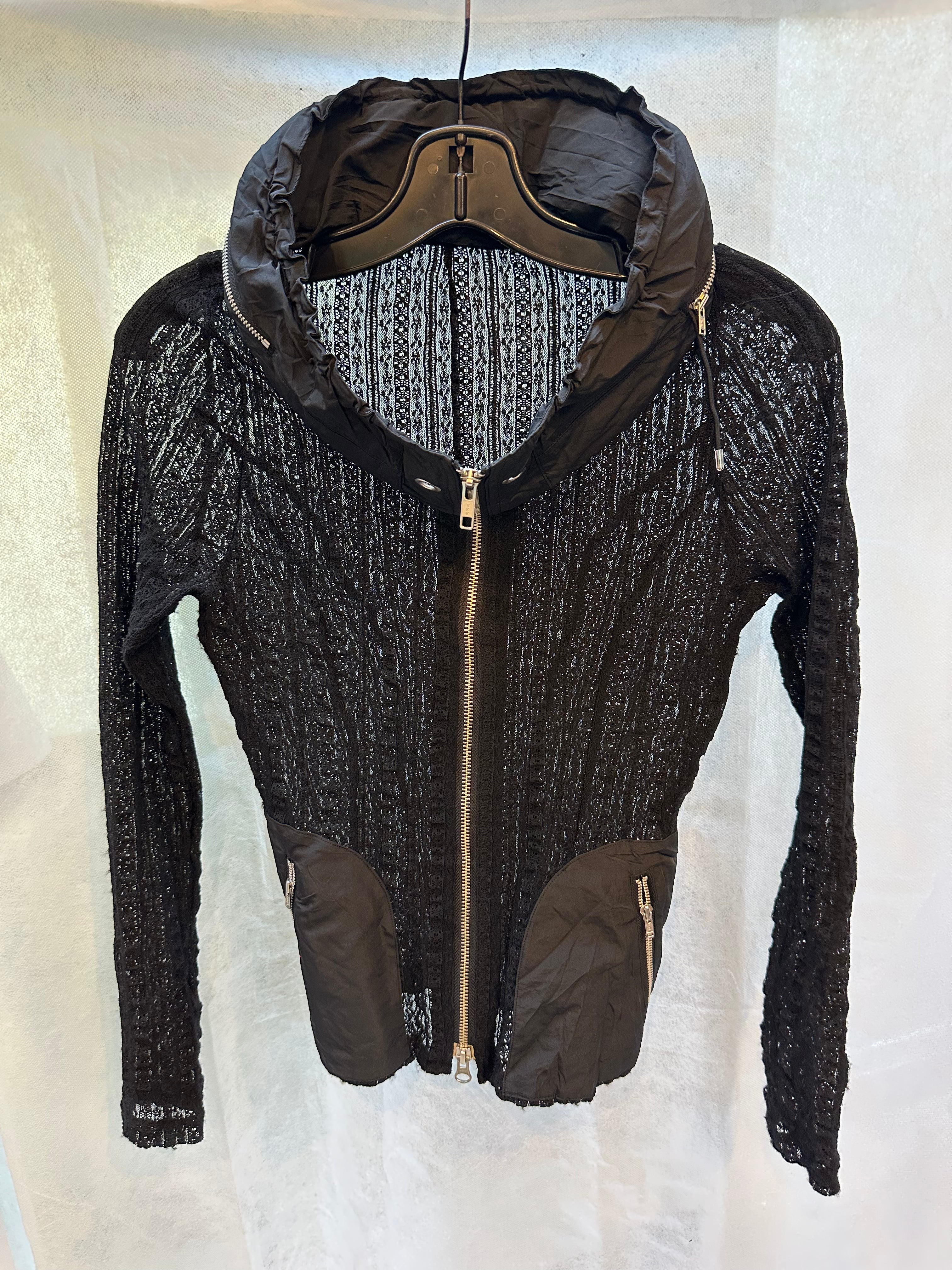 Doney Casa mesh hooded jacket