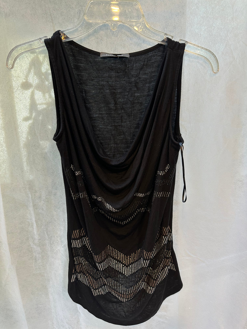 Suzy Shier chevron drape top