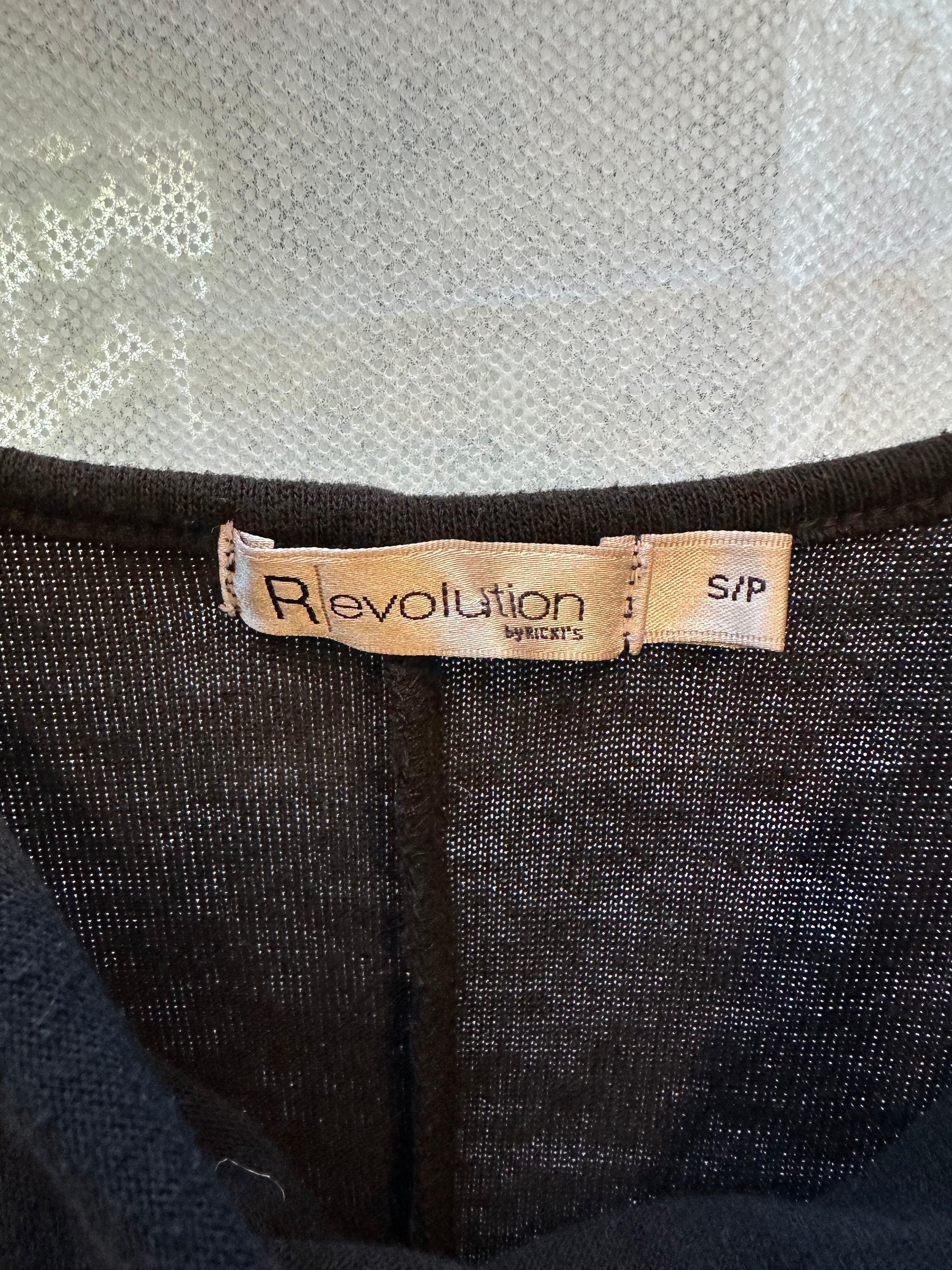 Revolution buckle drape top