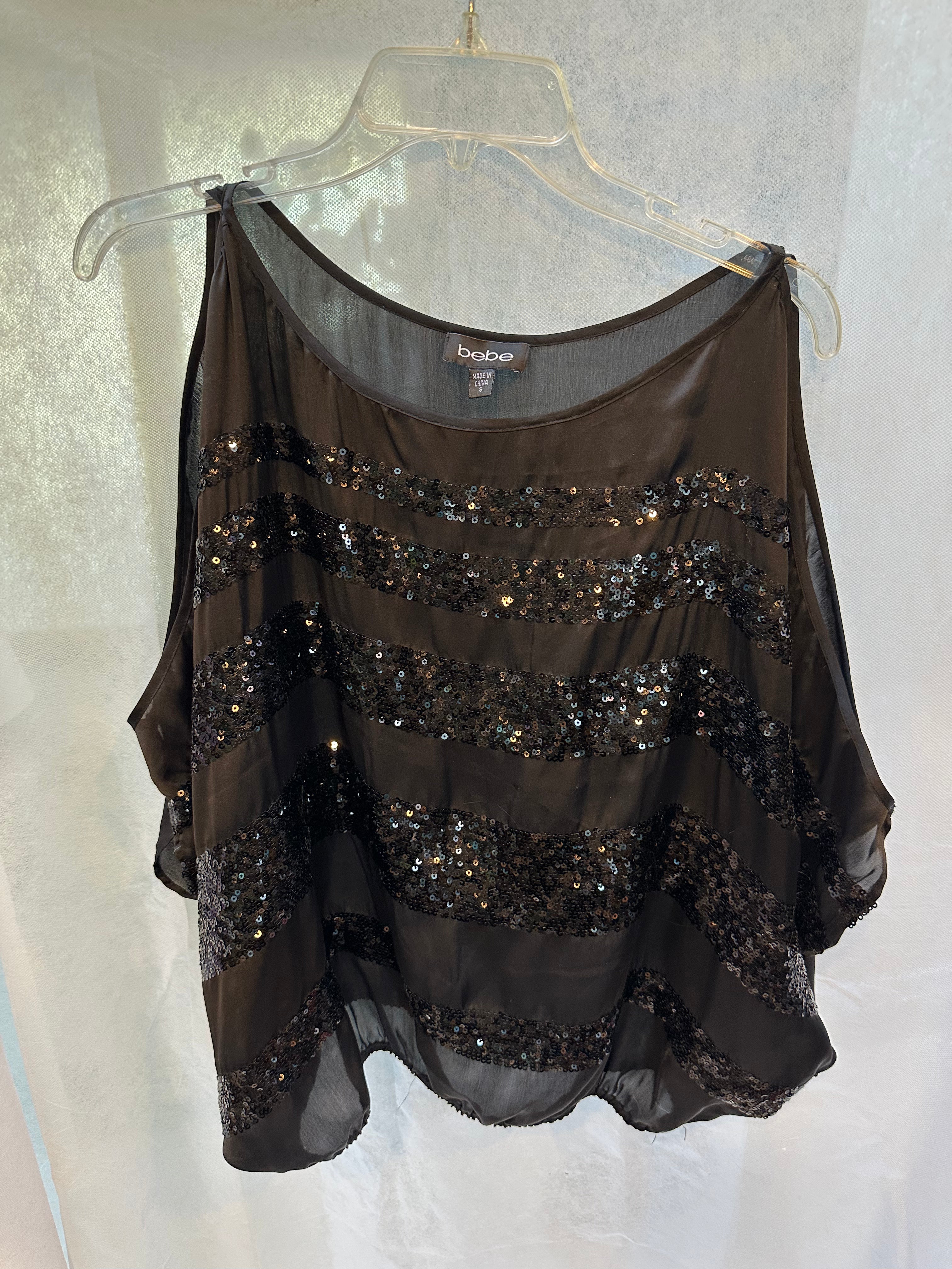 Bebe sequin top