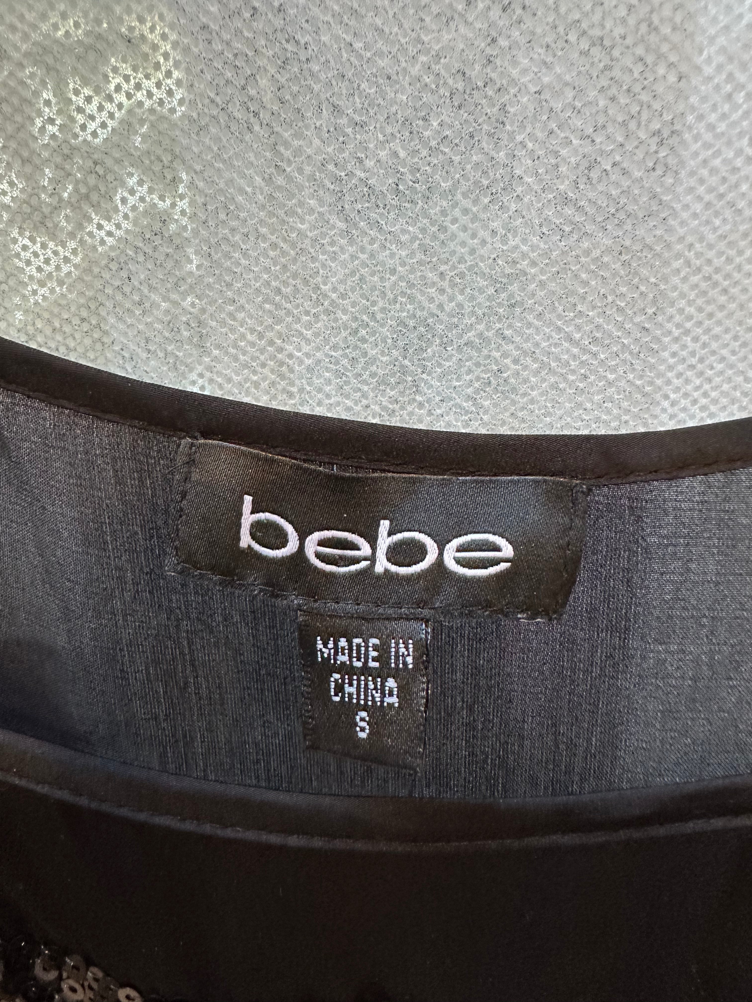 Bebe sequin top