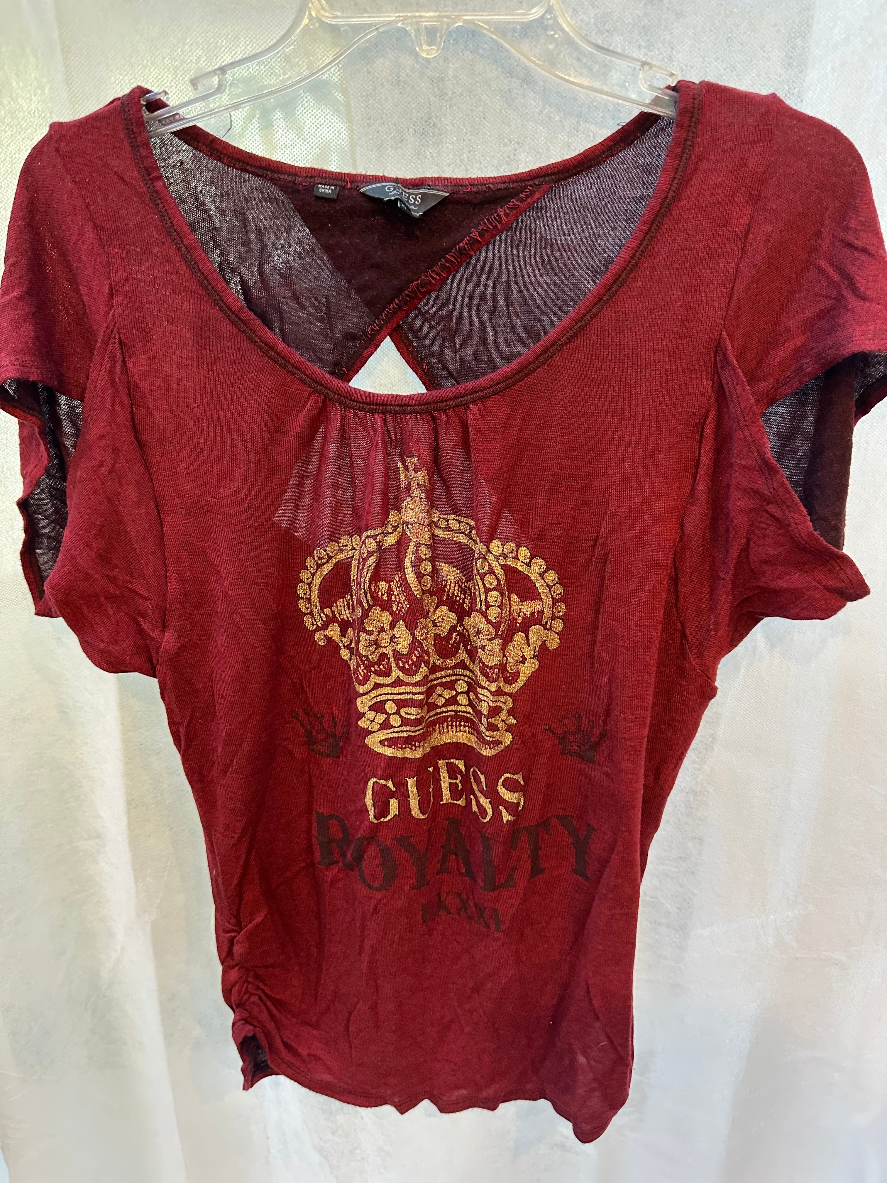 Guess open back top