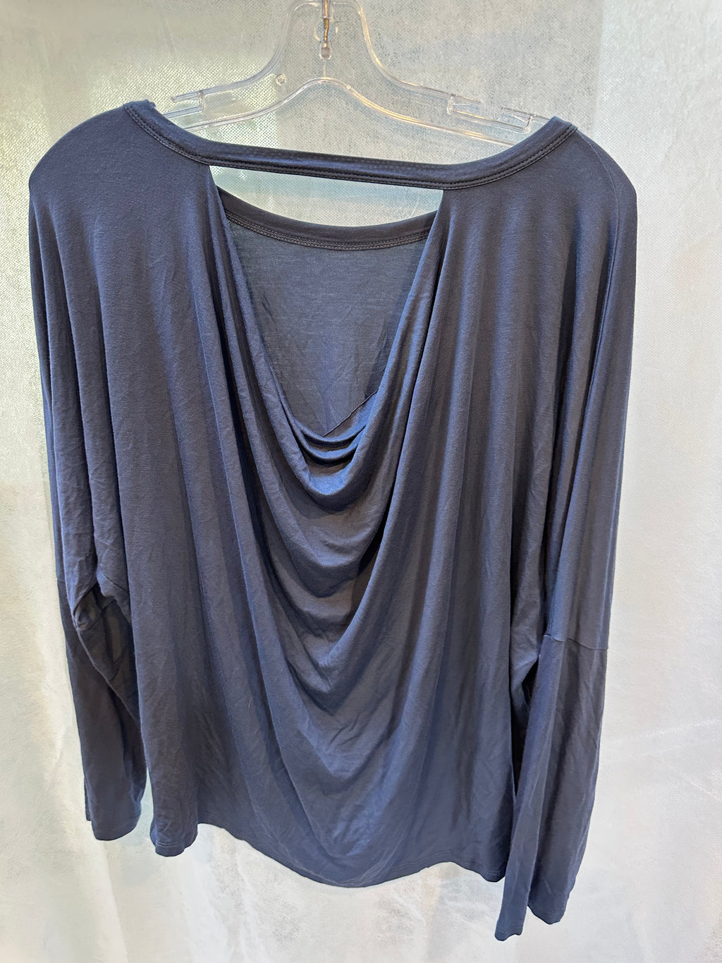 Open back drape tee
