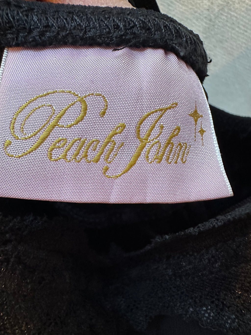Peach John sequin layered ruffle dress