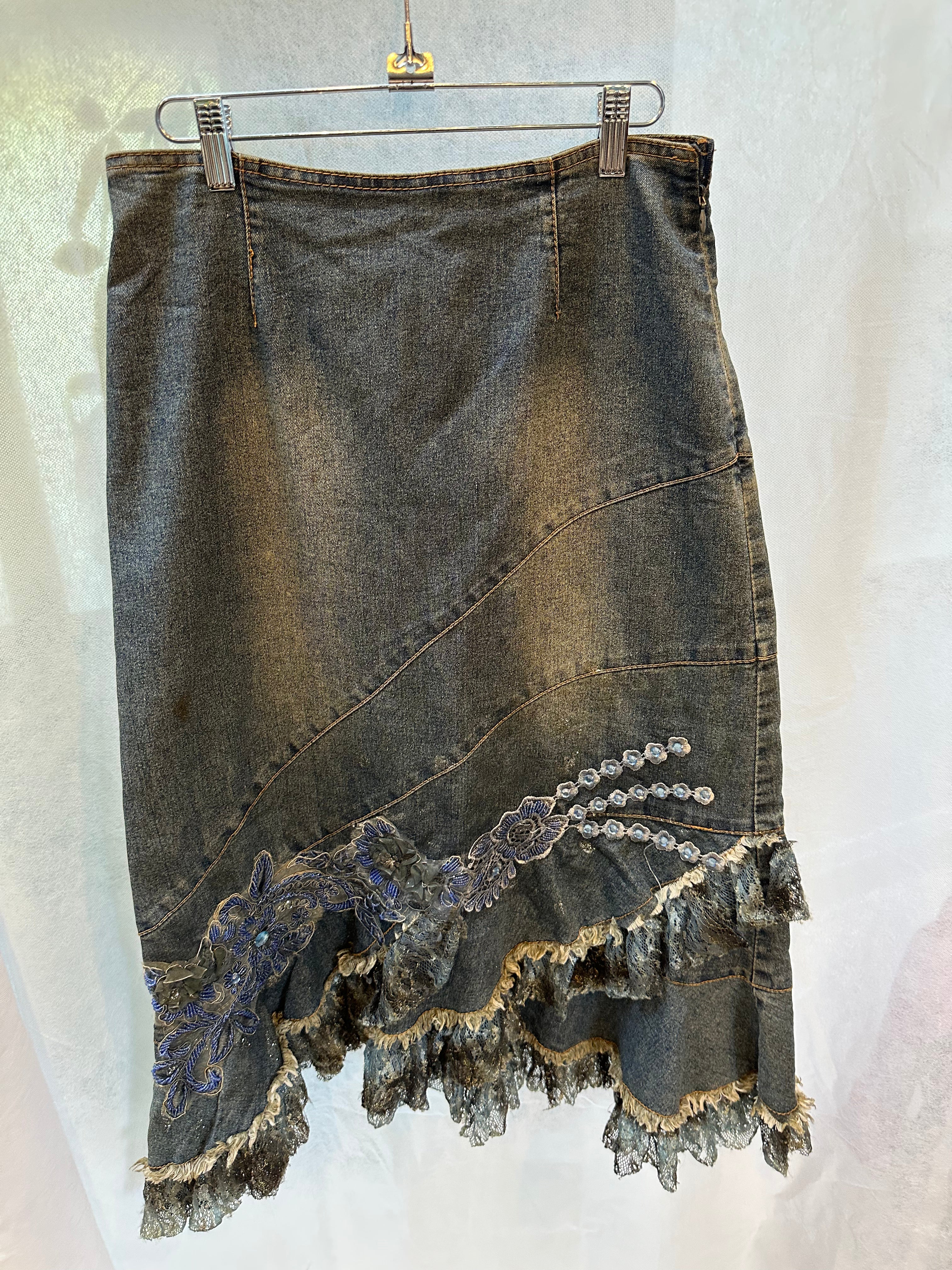 Denim skirt