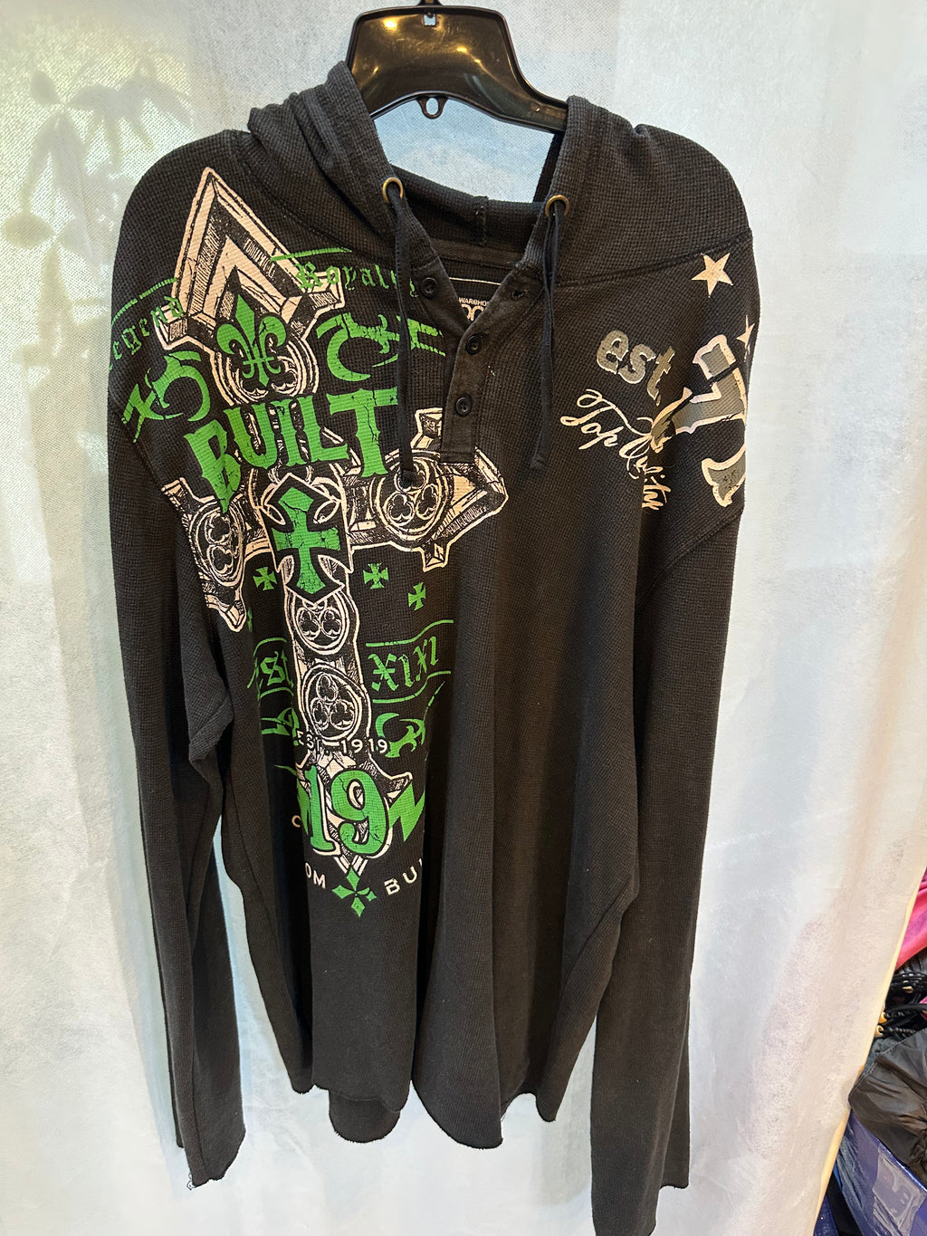 Hooded cross longsleeve
