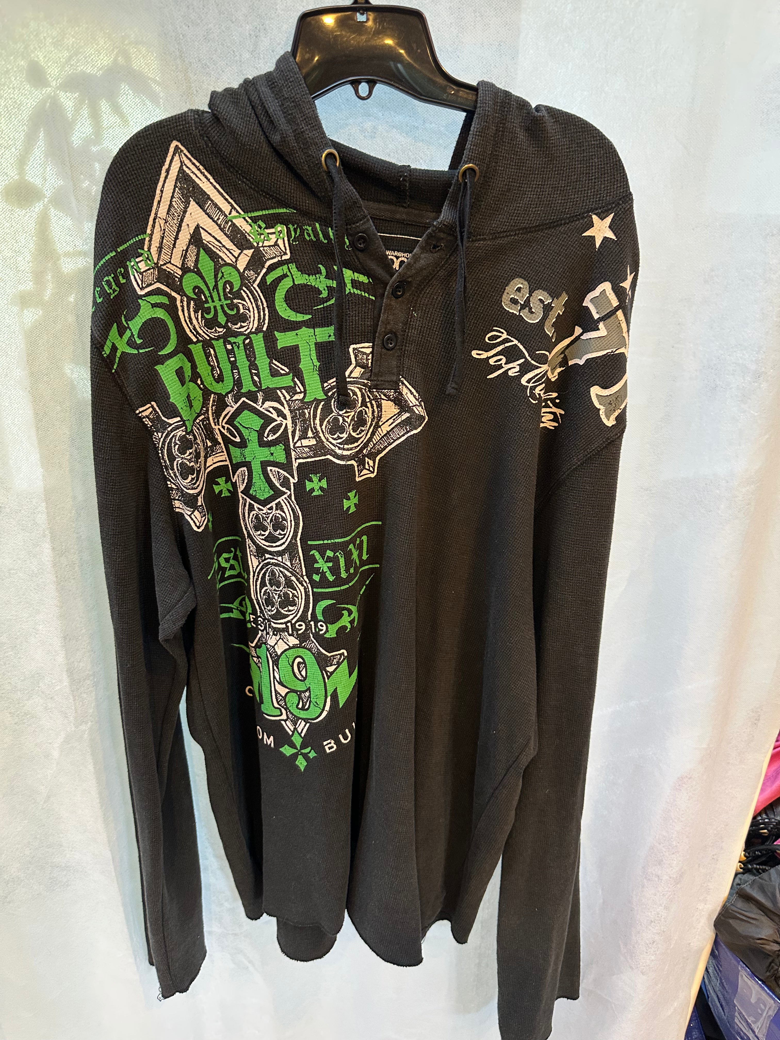 Hooded cross longsleeve