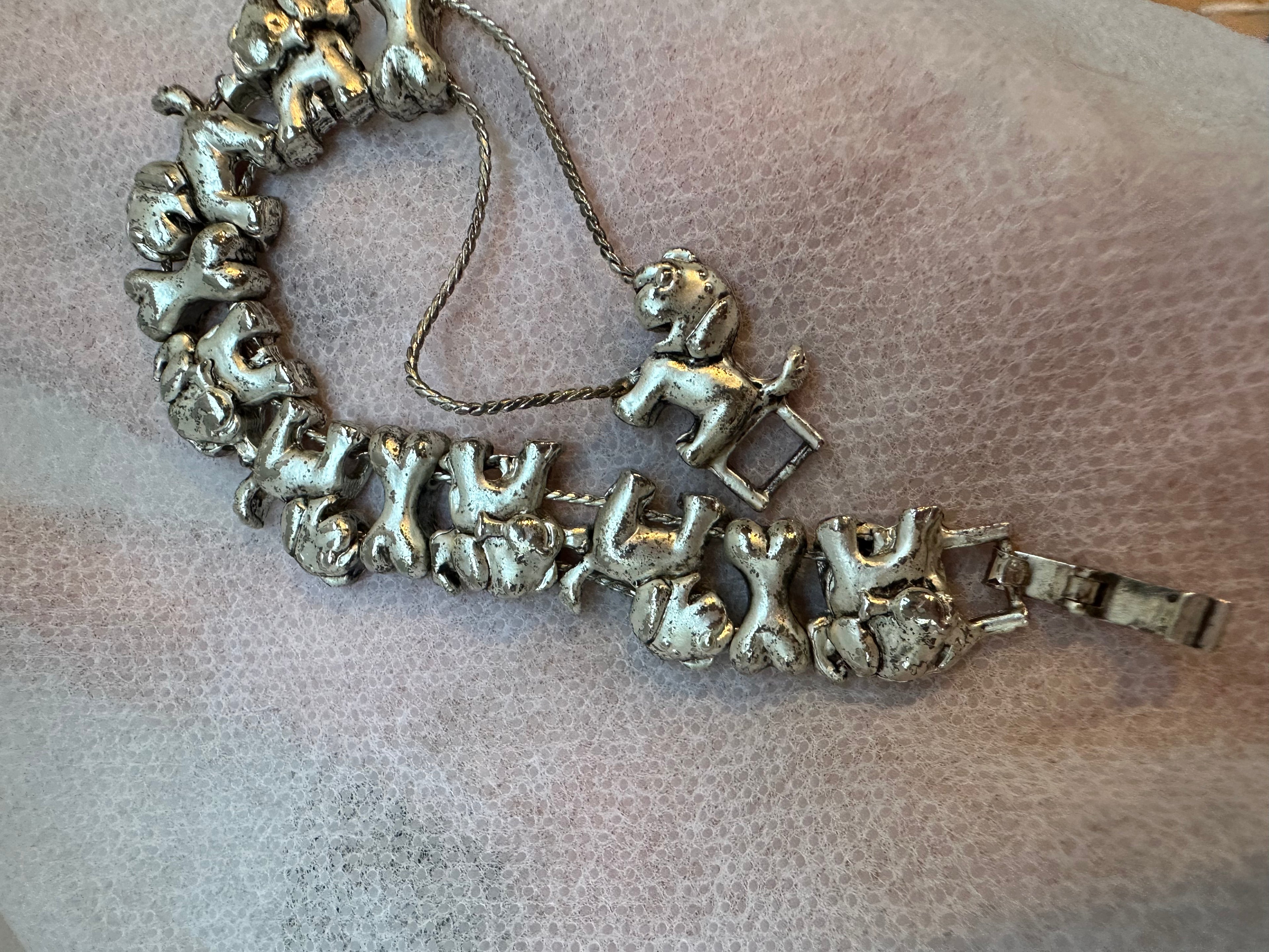 Dog charm bracelet