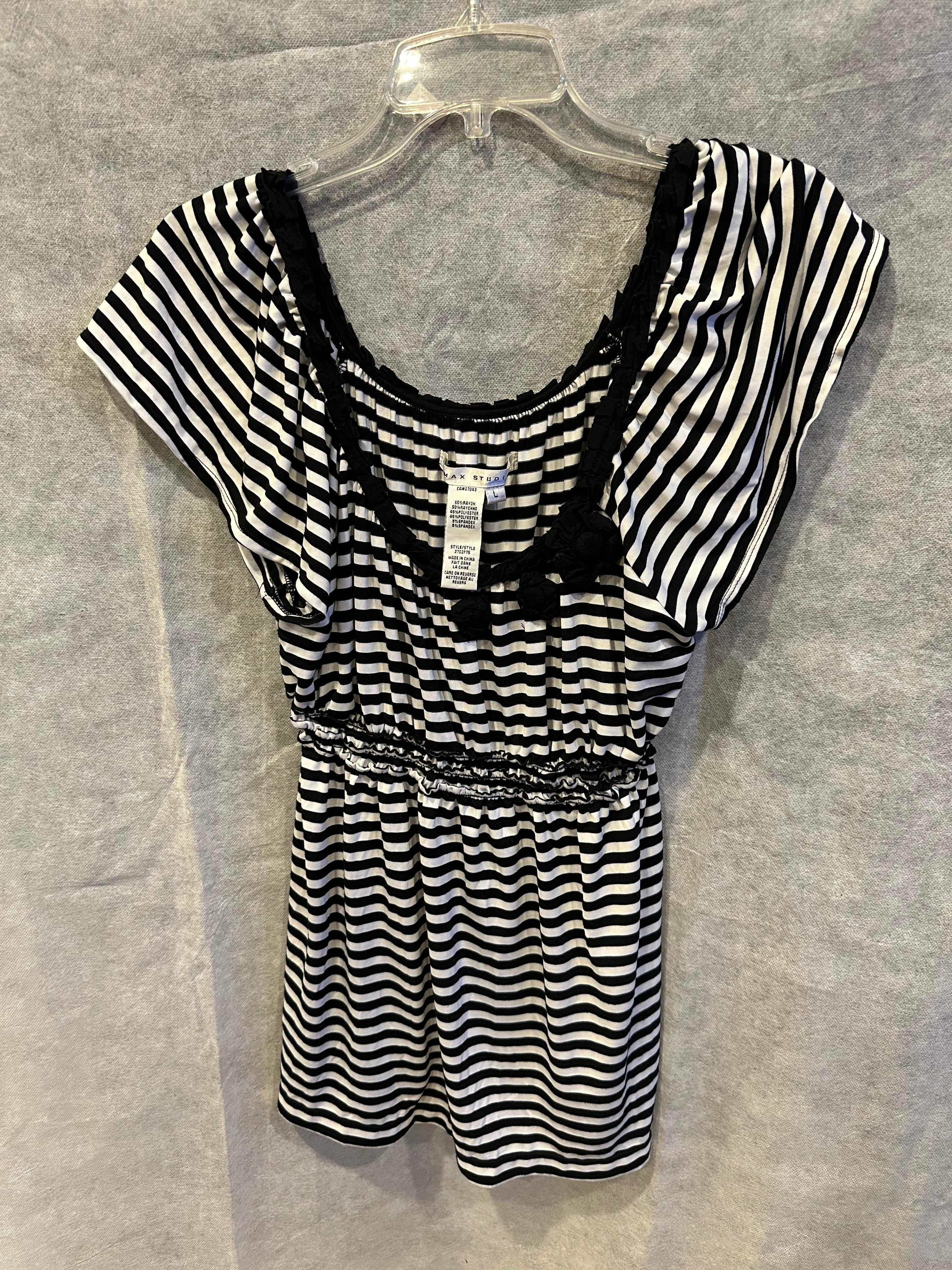 Max Studio stripe top