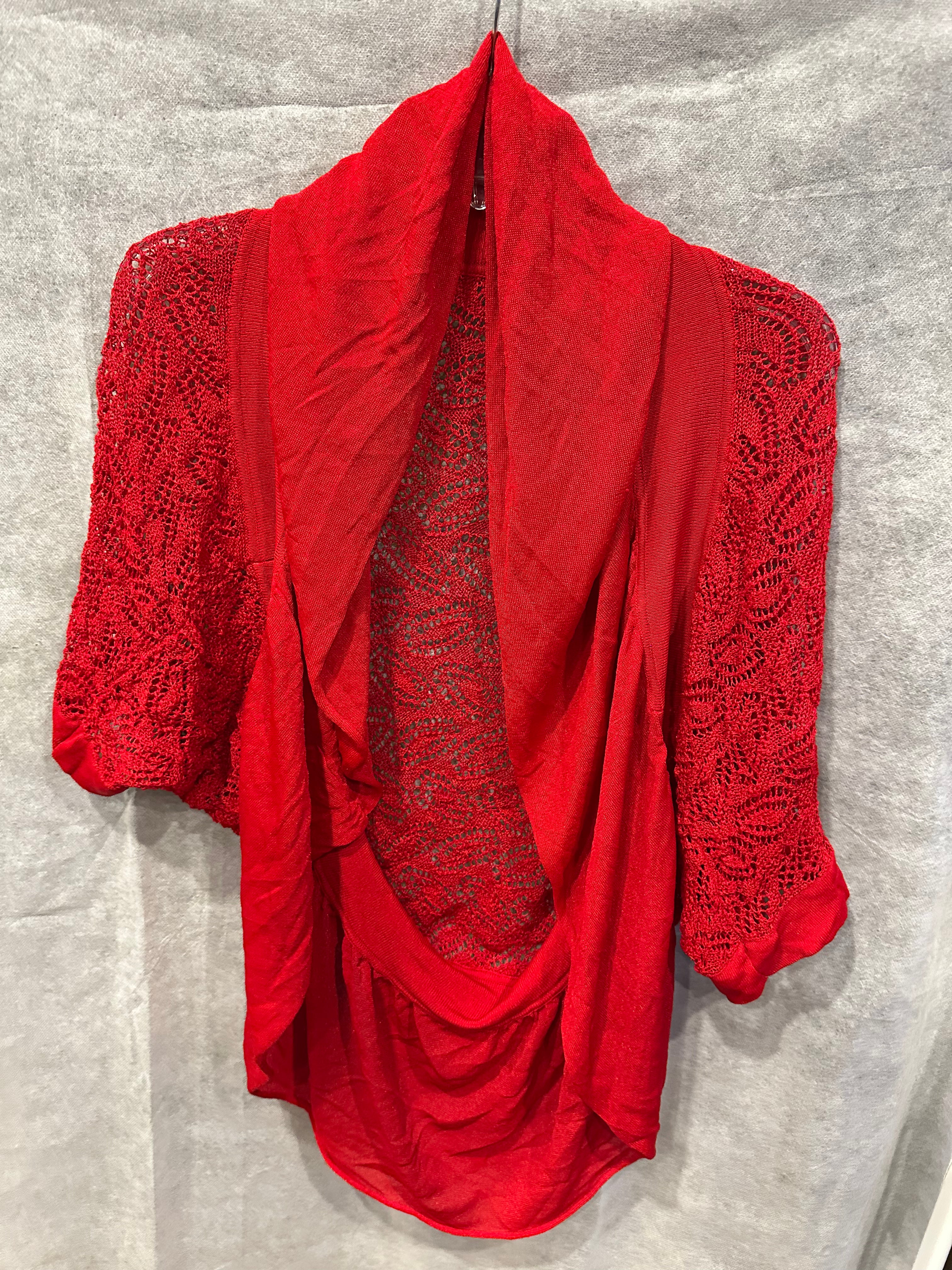 Ruffle knit bolero *as is*