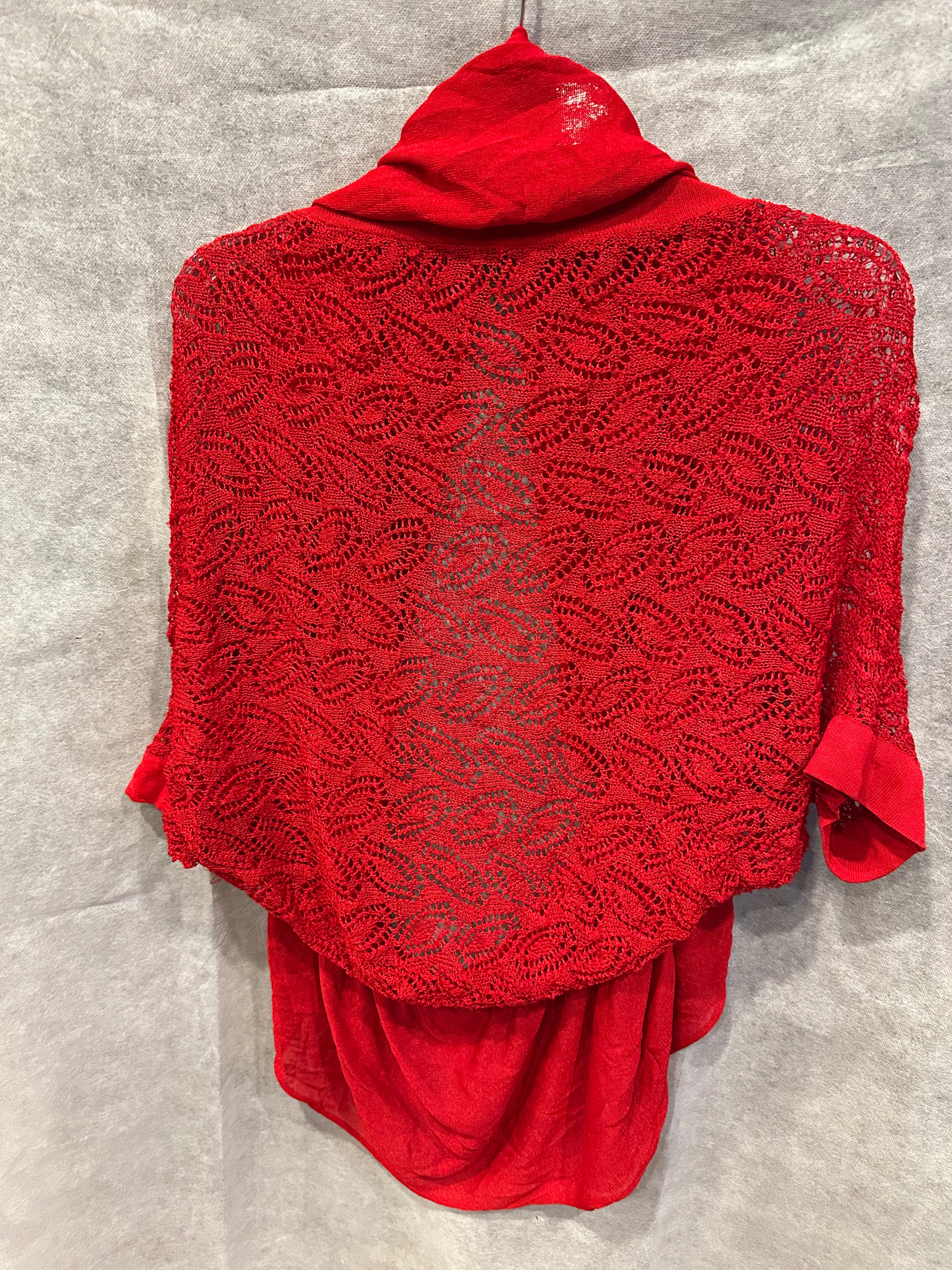 Ruffle knit bolero *as is*