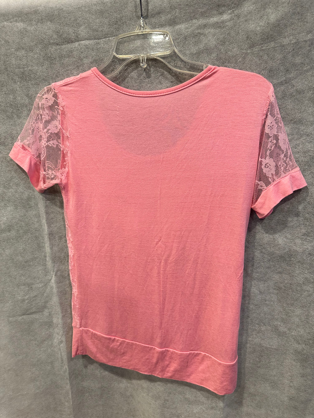 Lace drape tee