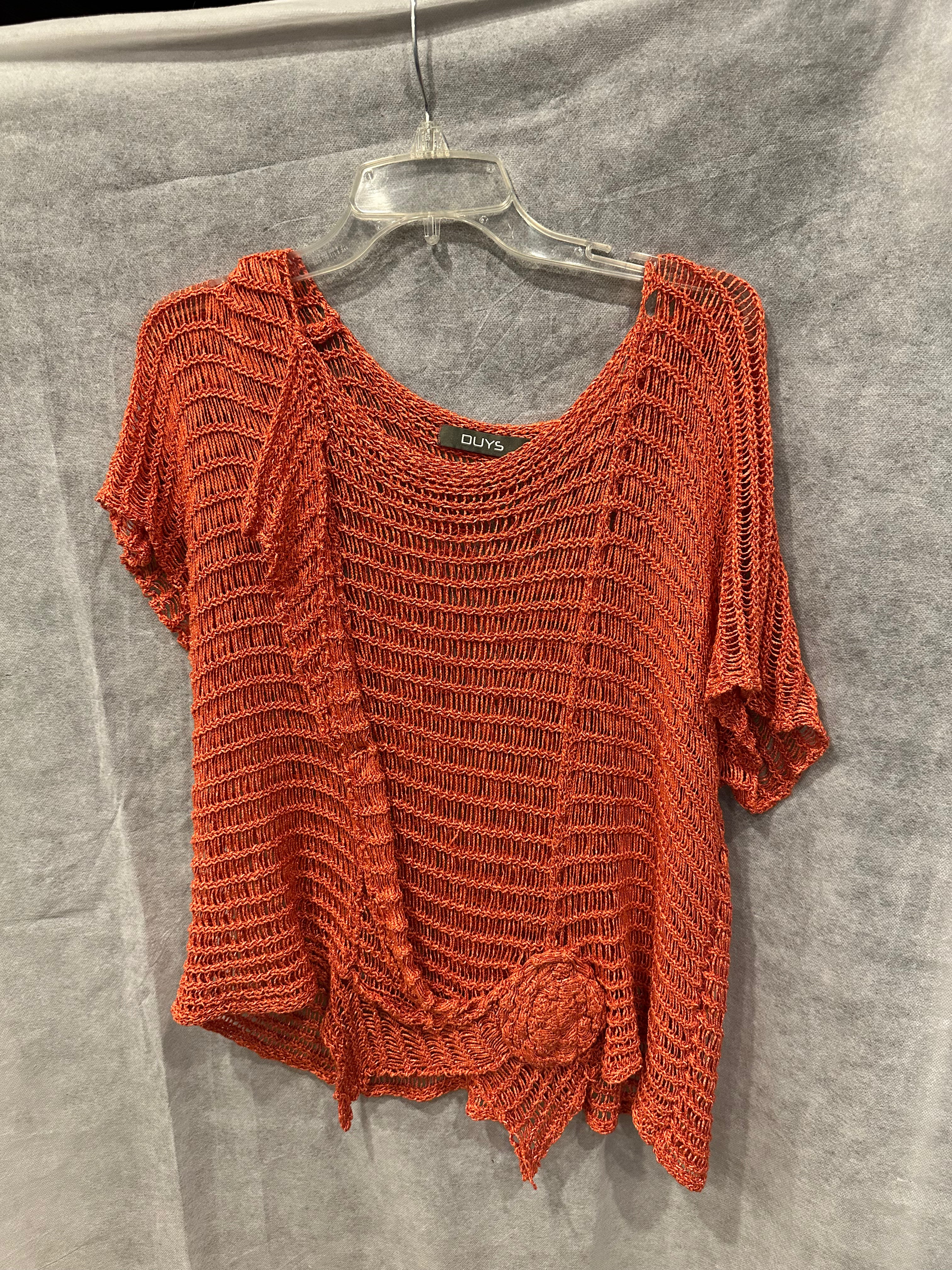 DUYS asymmetrical knit sweater