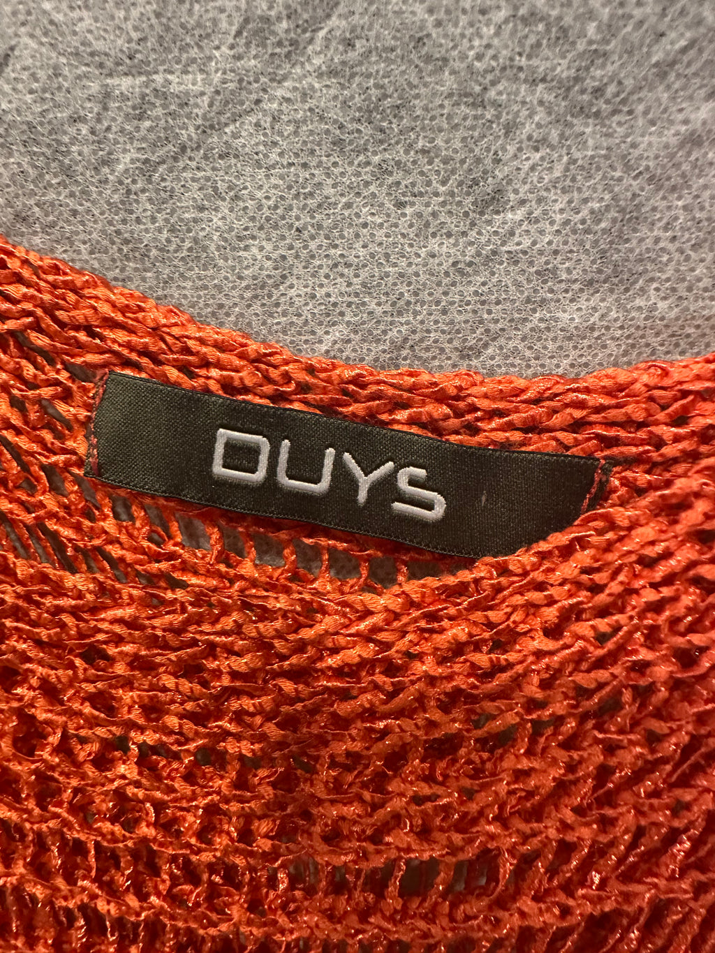 DUYS asymmetrical knit sweater