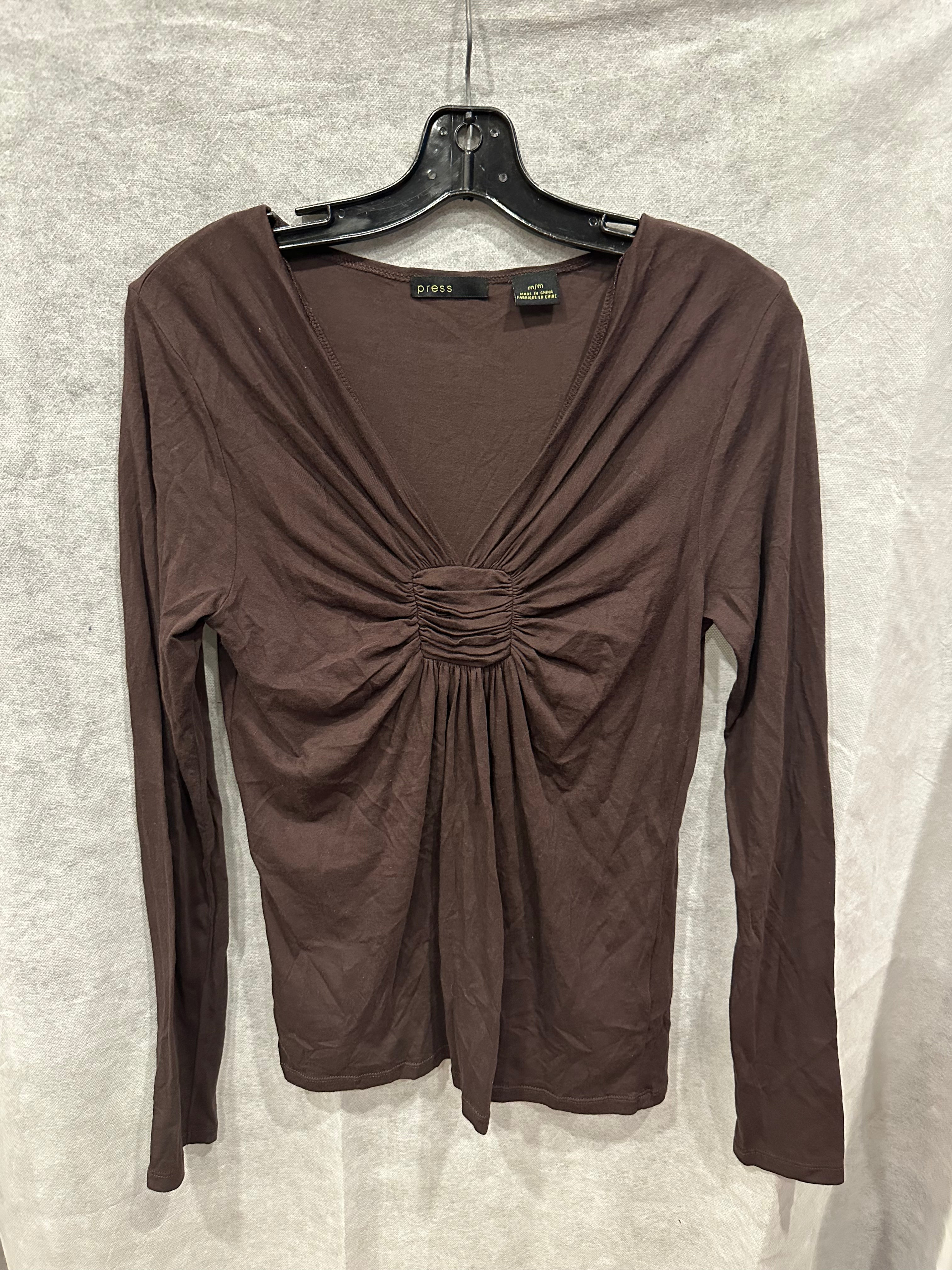 Press drape longsleeve