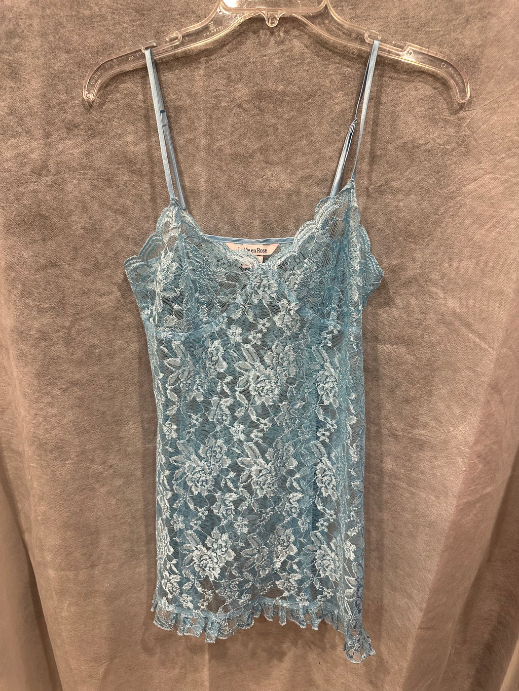 Blue lace dress/cami