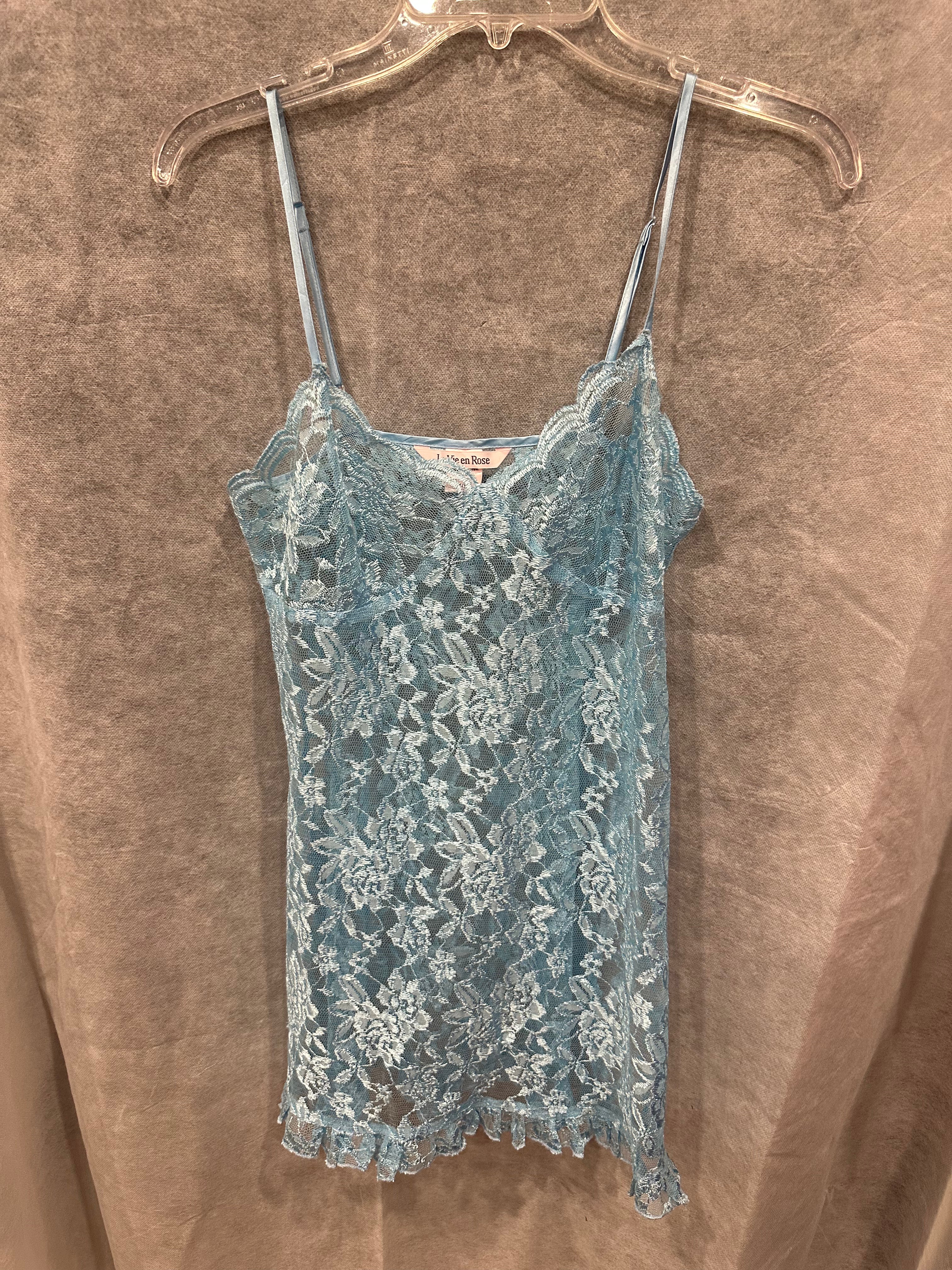 Blue lace dress/cami