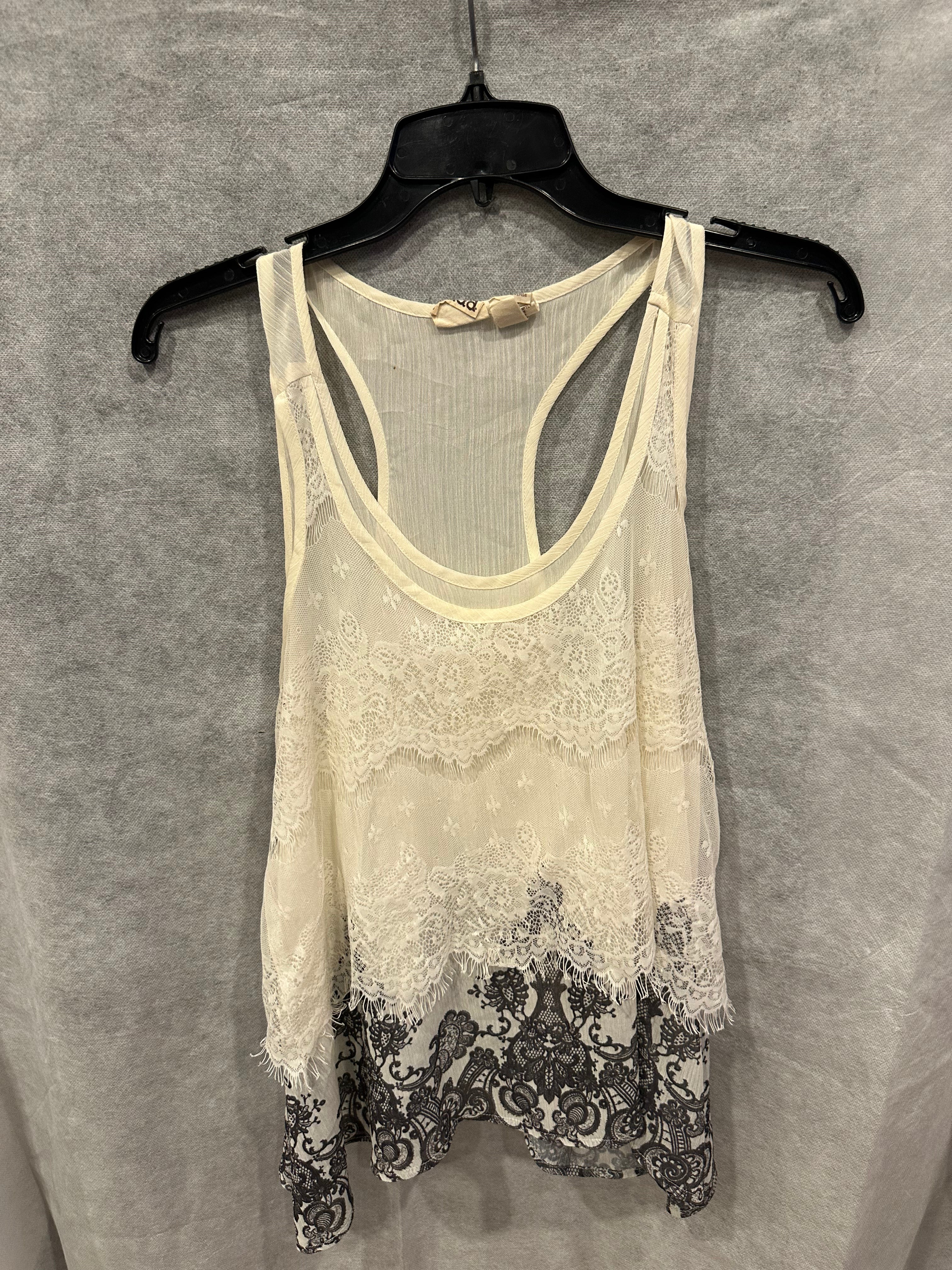 MUDD lace layered tank