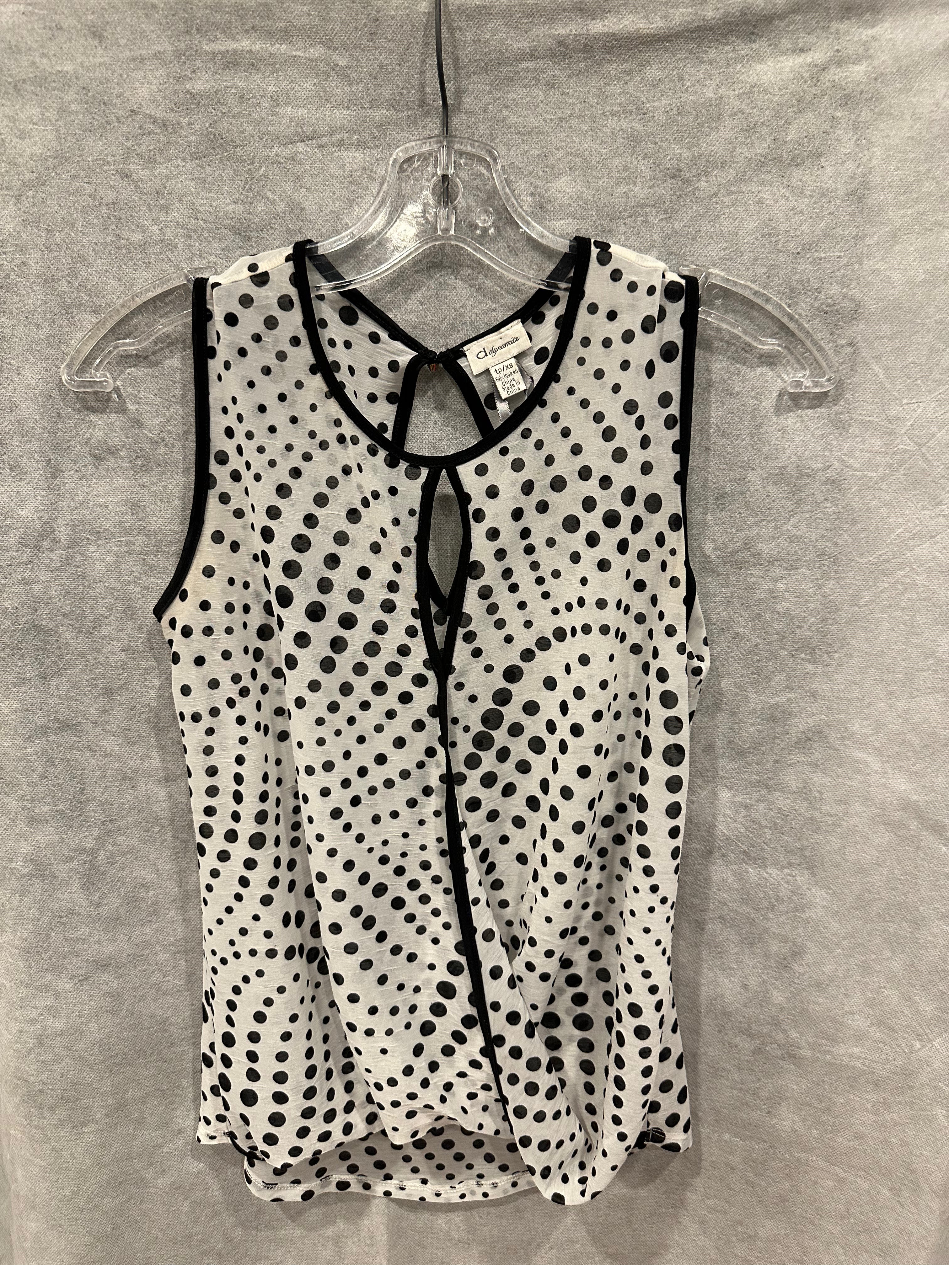 Dynamite polka dot top