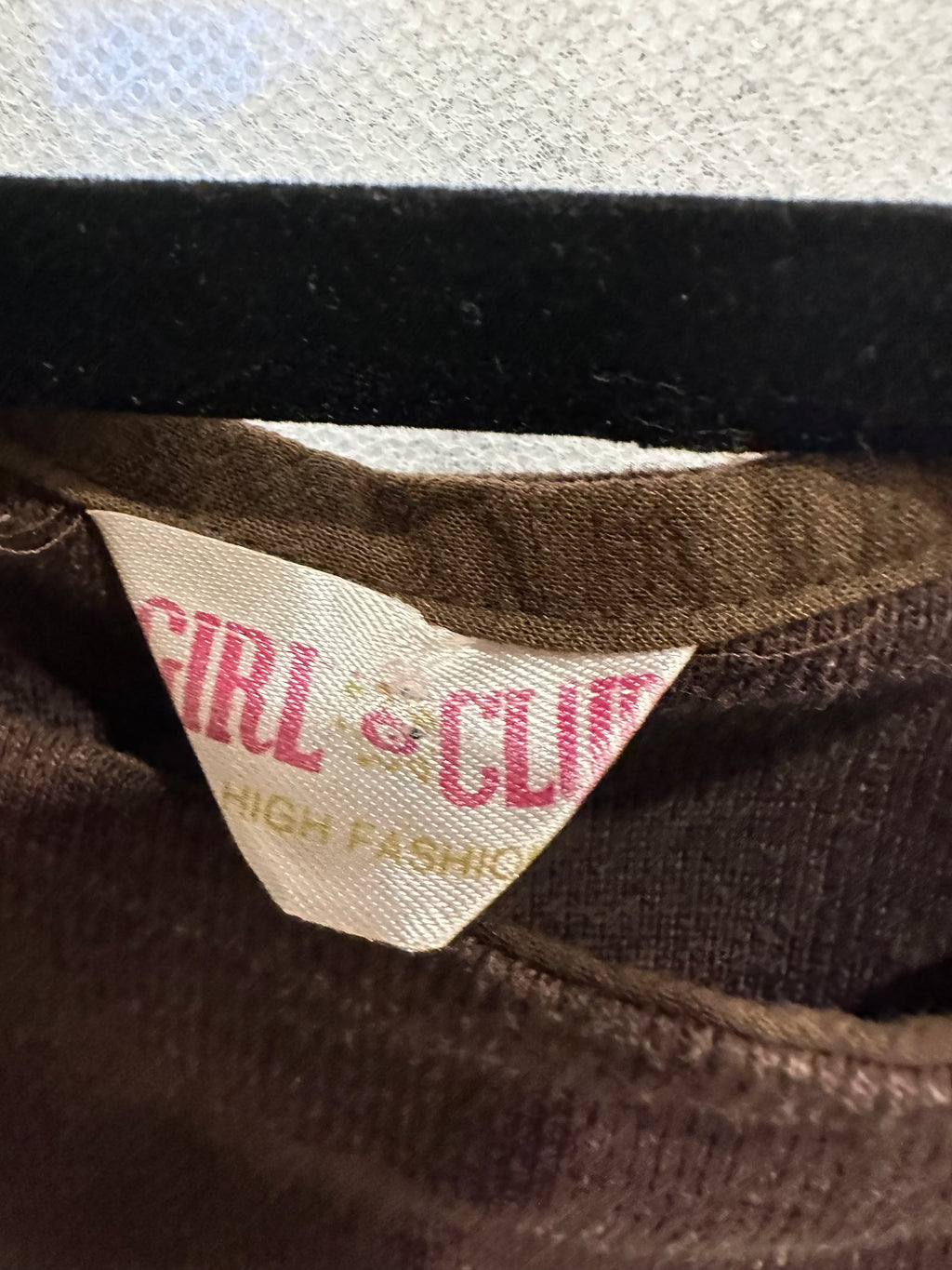 Girl club brown dress